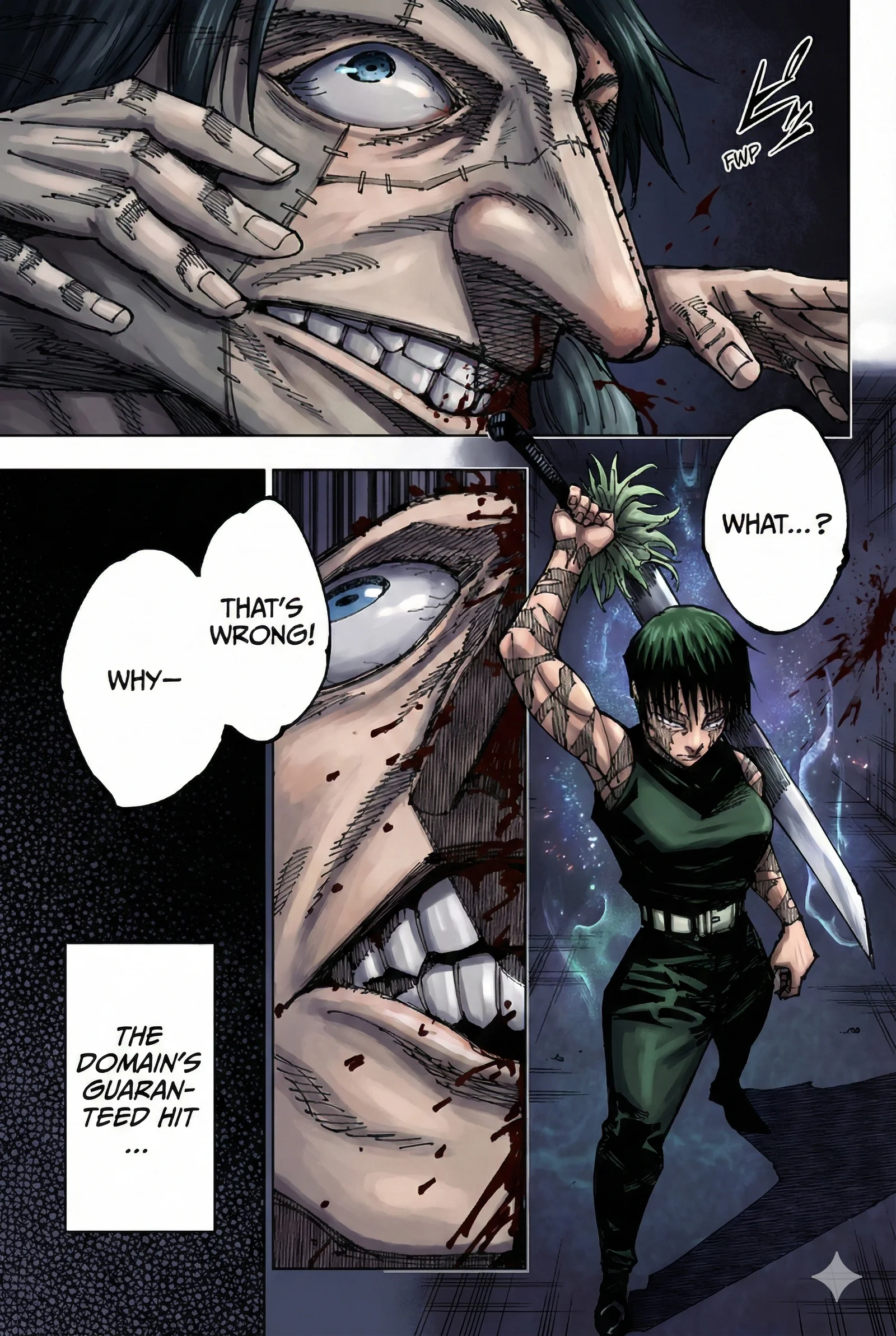 Jujutsu Kaisen Colored Manga JJK — Chapter 198 — Page 15
