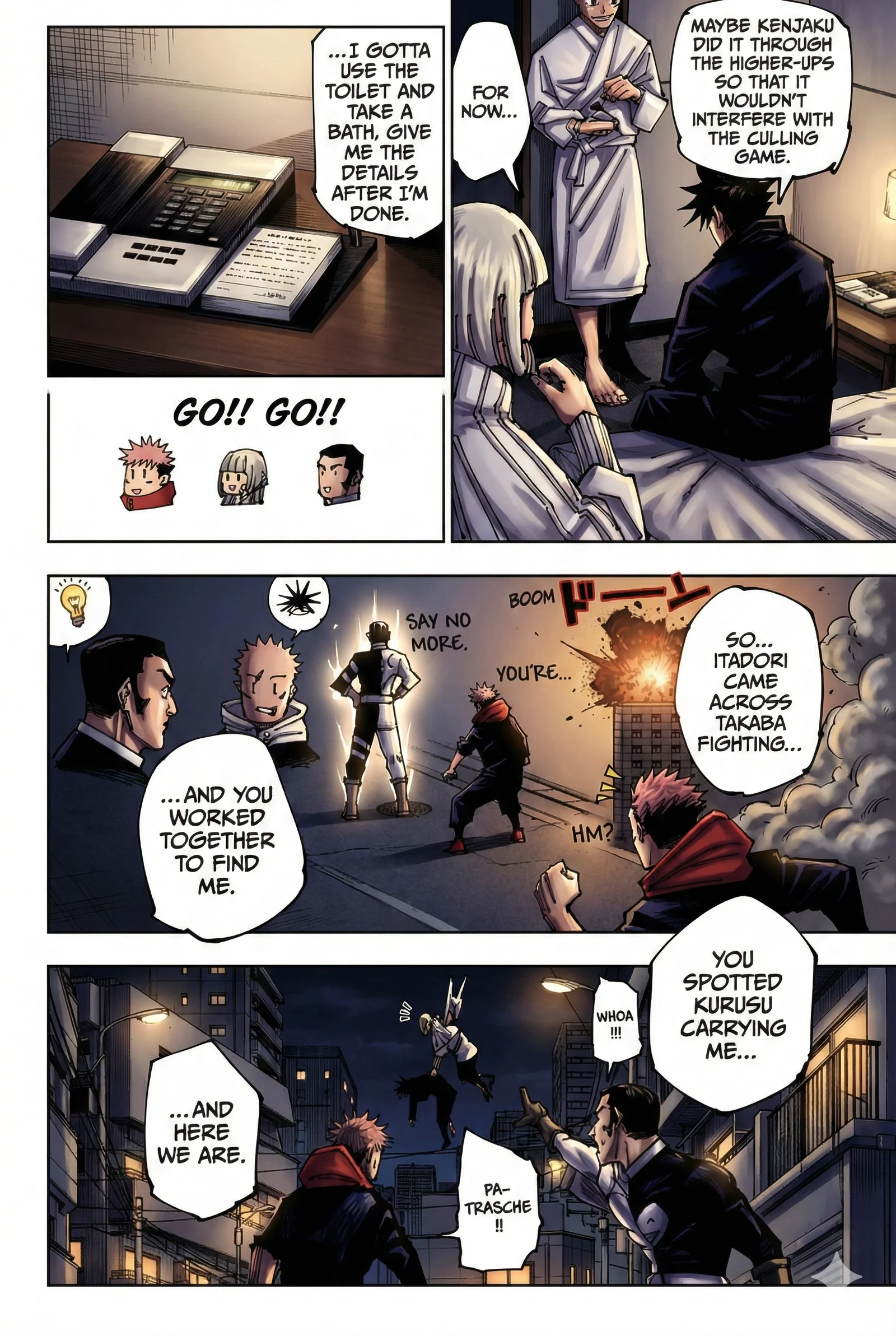 Jujutsu Kaisen Colored Manga JJK — Chapter 199 — Page 7