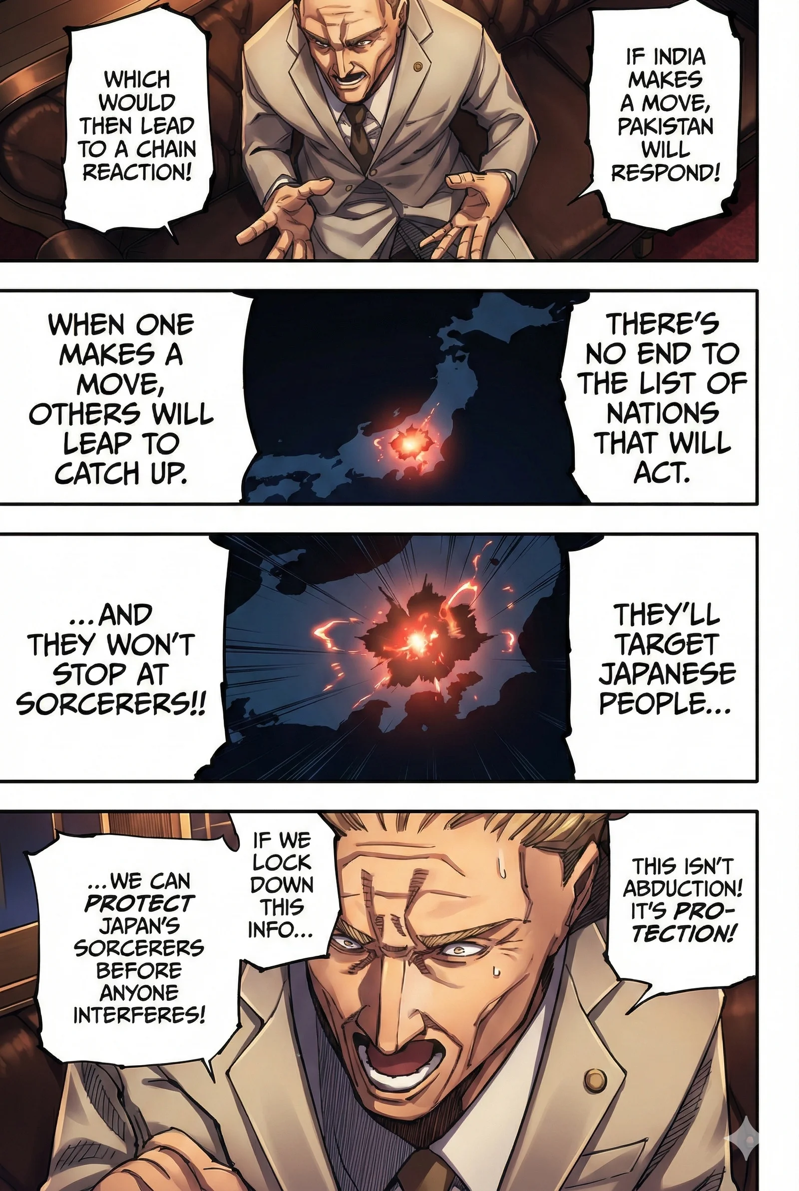 Jujutsu Kaisen Colored Manga JJK — Chapter 201 — Page 3