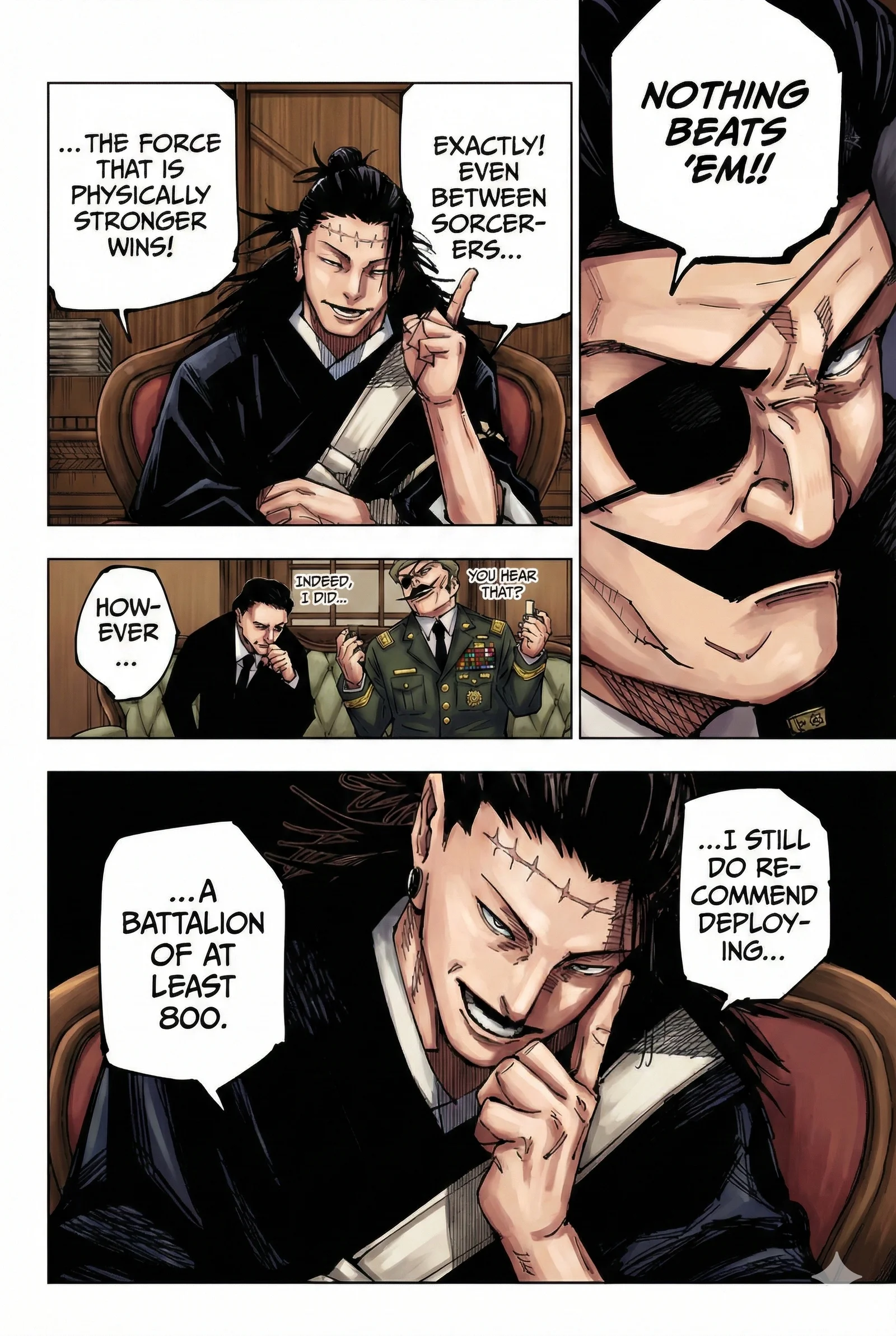 Jujutsu Kaisen Colored Manga JJK — Chapter 201 — Page 5