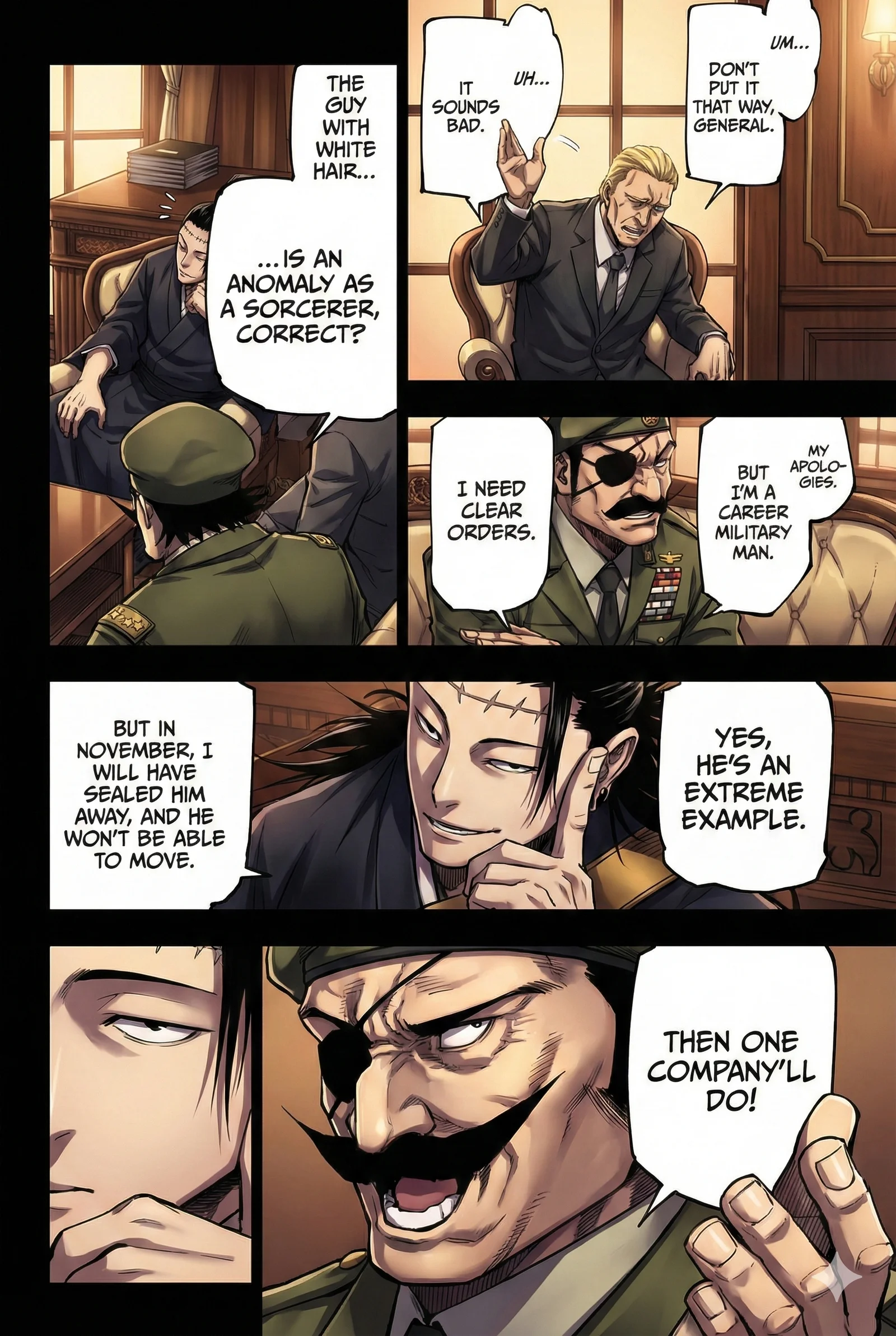Jujutsu Kaisen Colored Manga JJK — Chapter 201 — Page 7