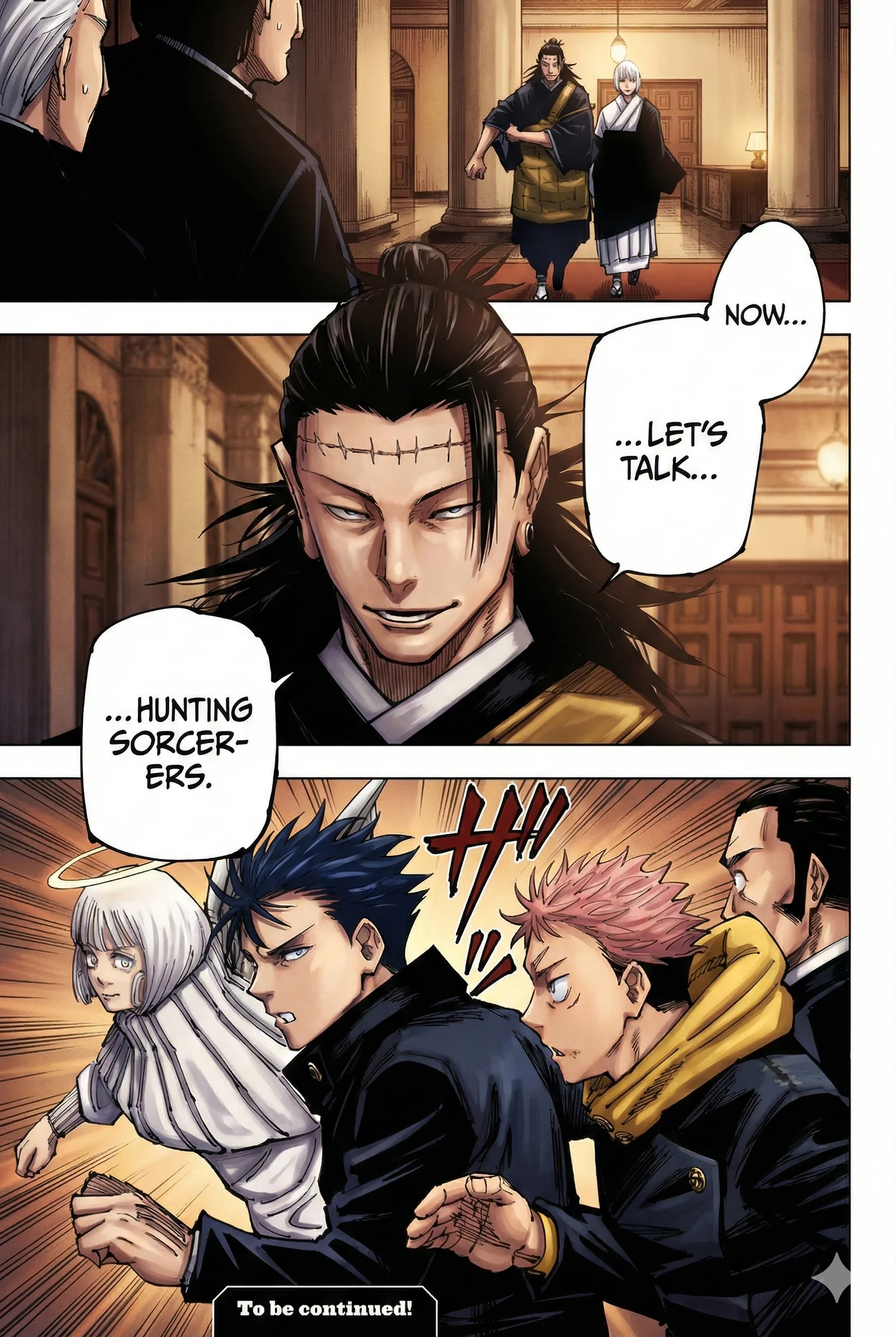 Jujutsu Kaisen Colored Manga JJK — Chapter 201 — Page 19
