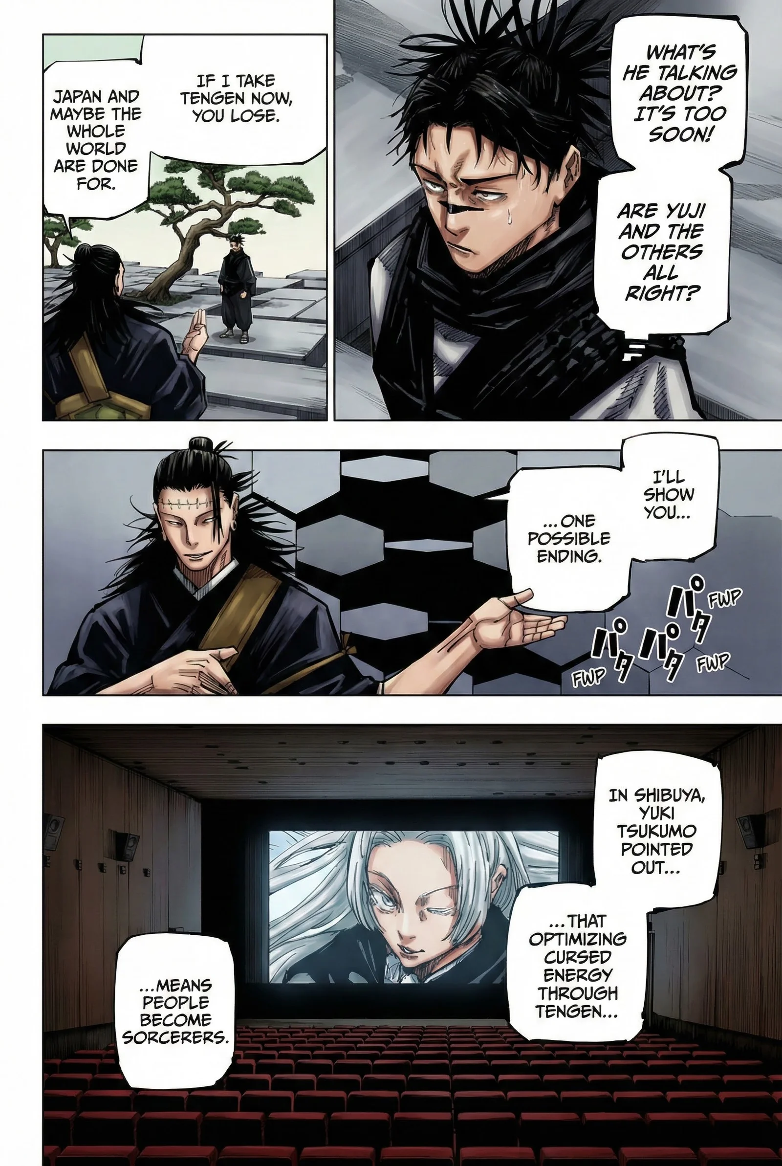 Jujutsu Kaisen Colored Manga JJK — Chapter 202 — Page 11