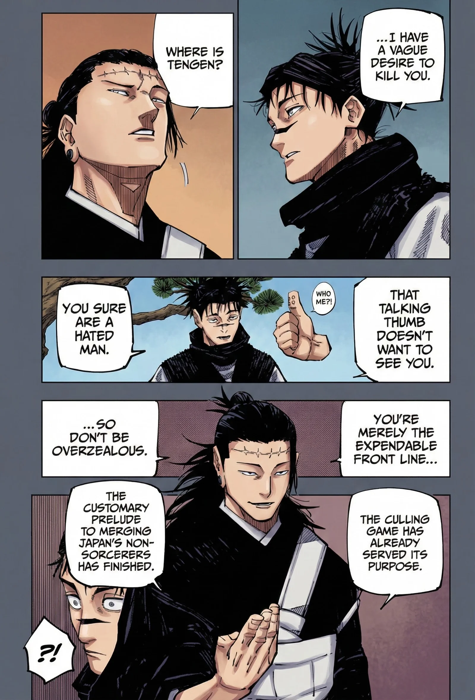 Jujutsu Kaisen Colored Manga JJK — Chapter 202 — Page 12