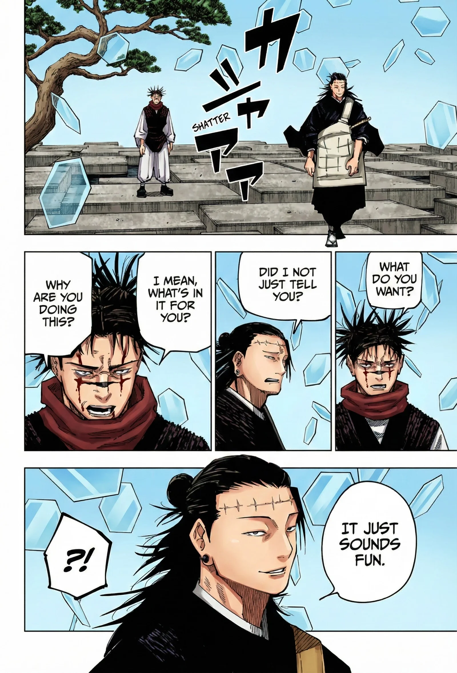Jujutsu Kaisen Colored Manga JJK — Chapter 202 — Page 15