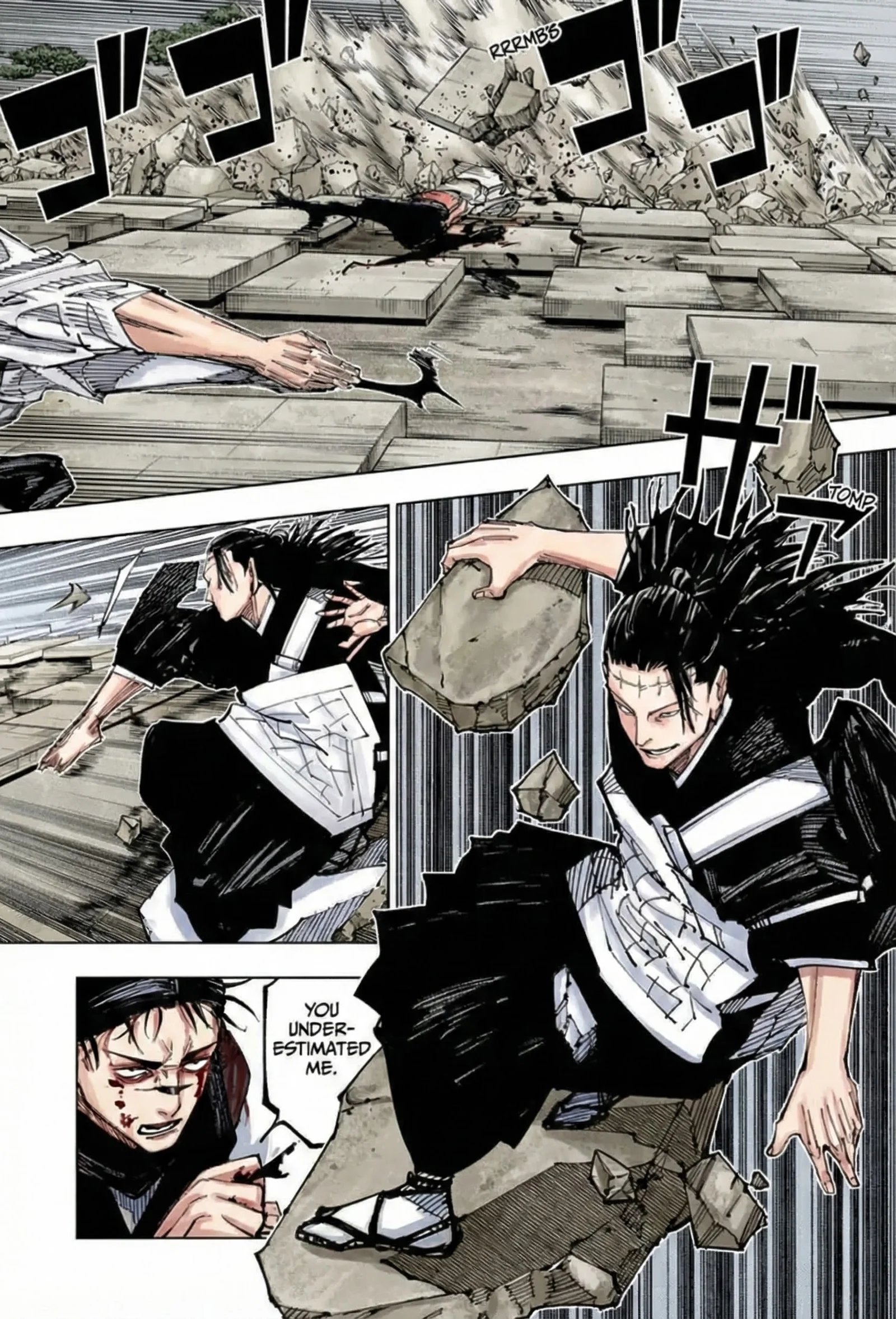 Jujutsu Kaisen Colored Manga JJK — Chapter 203 — Page 4