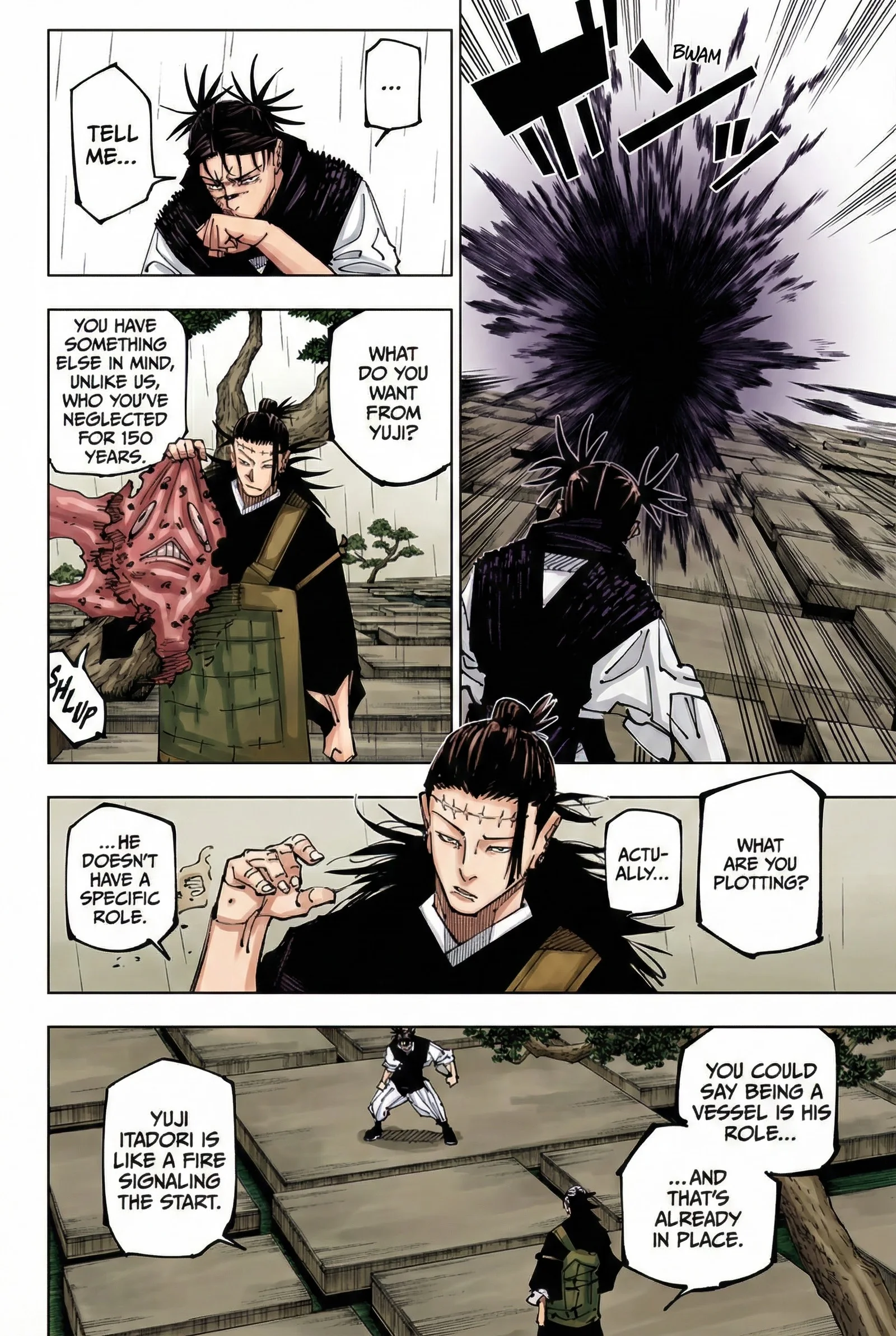 Jujutsu Kaisen Colored Manga JJK — Chapter 203 — Page 7