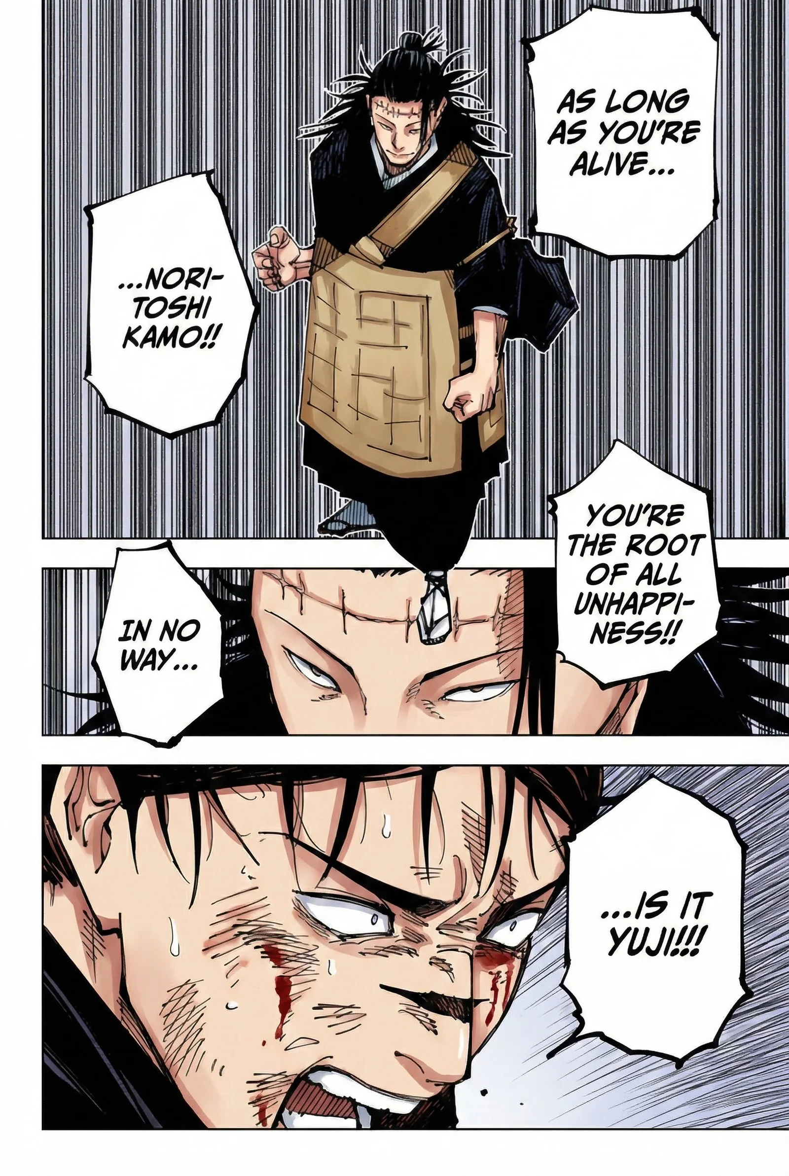 Jujutsu Kaisen Colored Manga JJK — Chapter 203 — Page 9