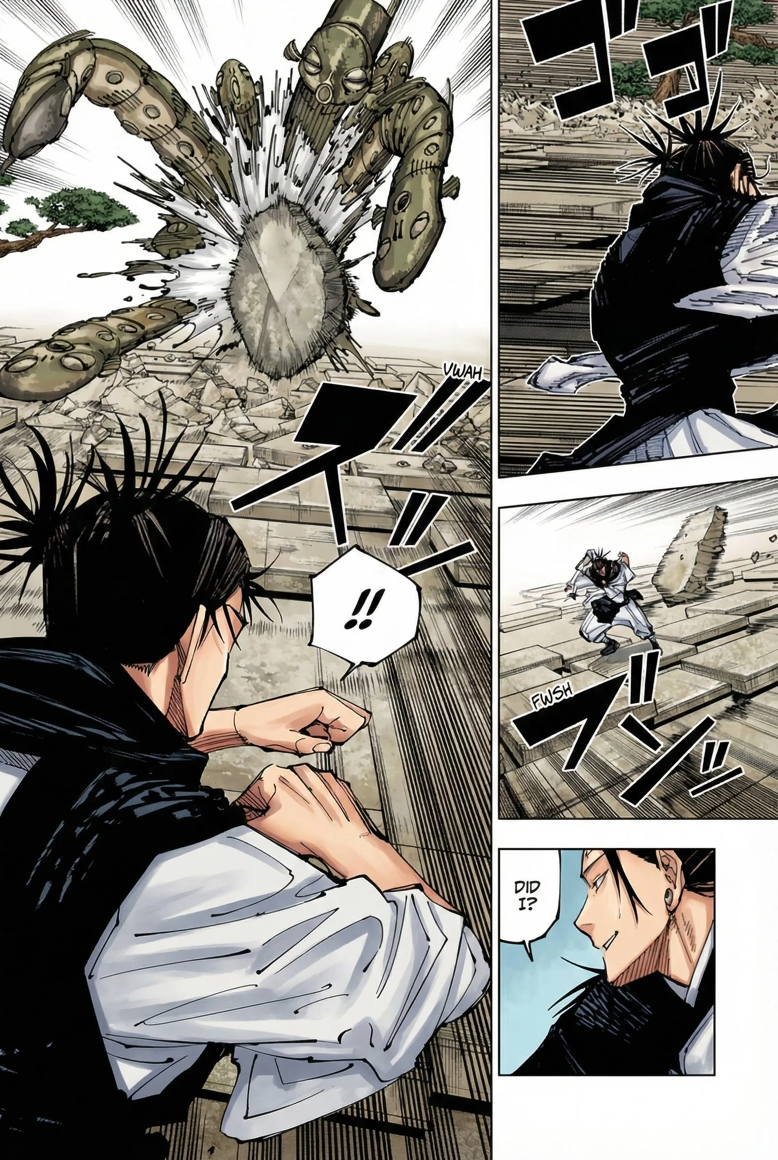 Jujutsu Kaisen Colored Manga JJK — Chapter 203 — Page 12