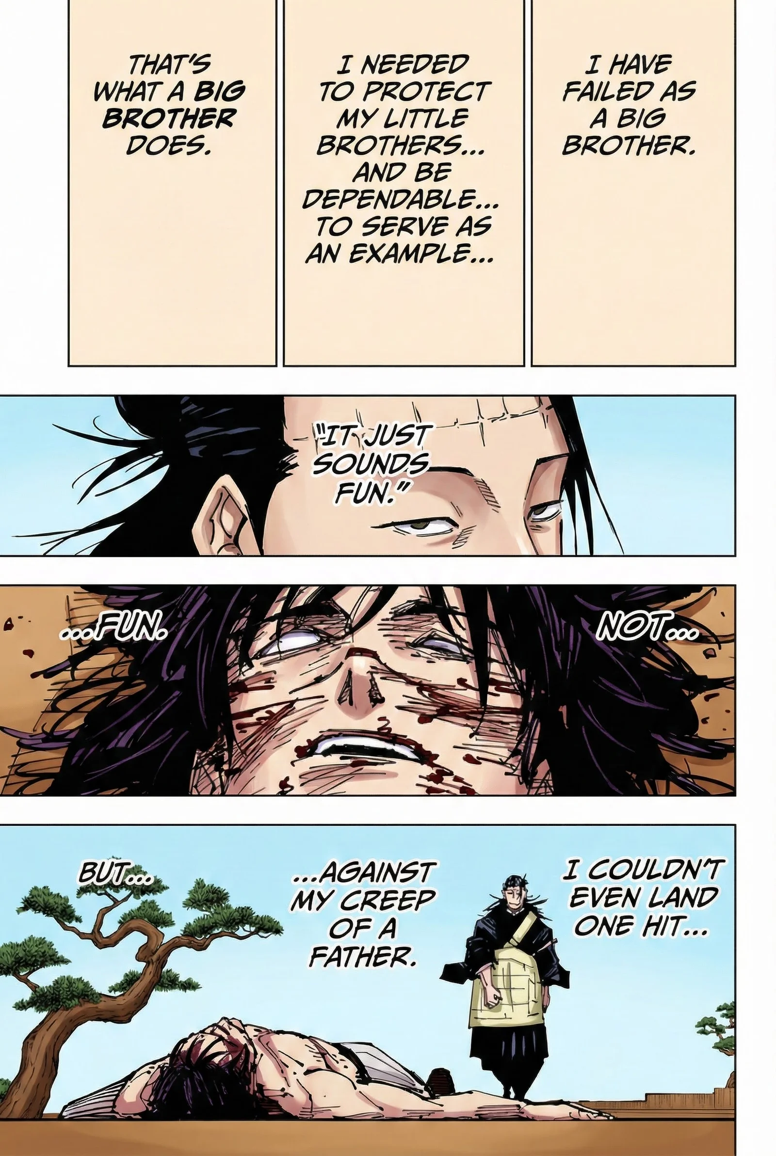 Jujutsu Kaisen Colored Manga JJK — Chapter 203 — Page 14