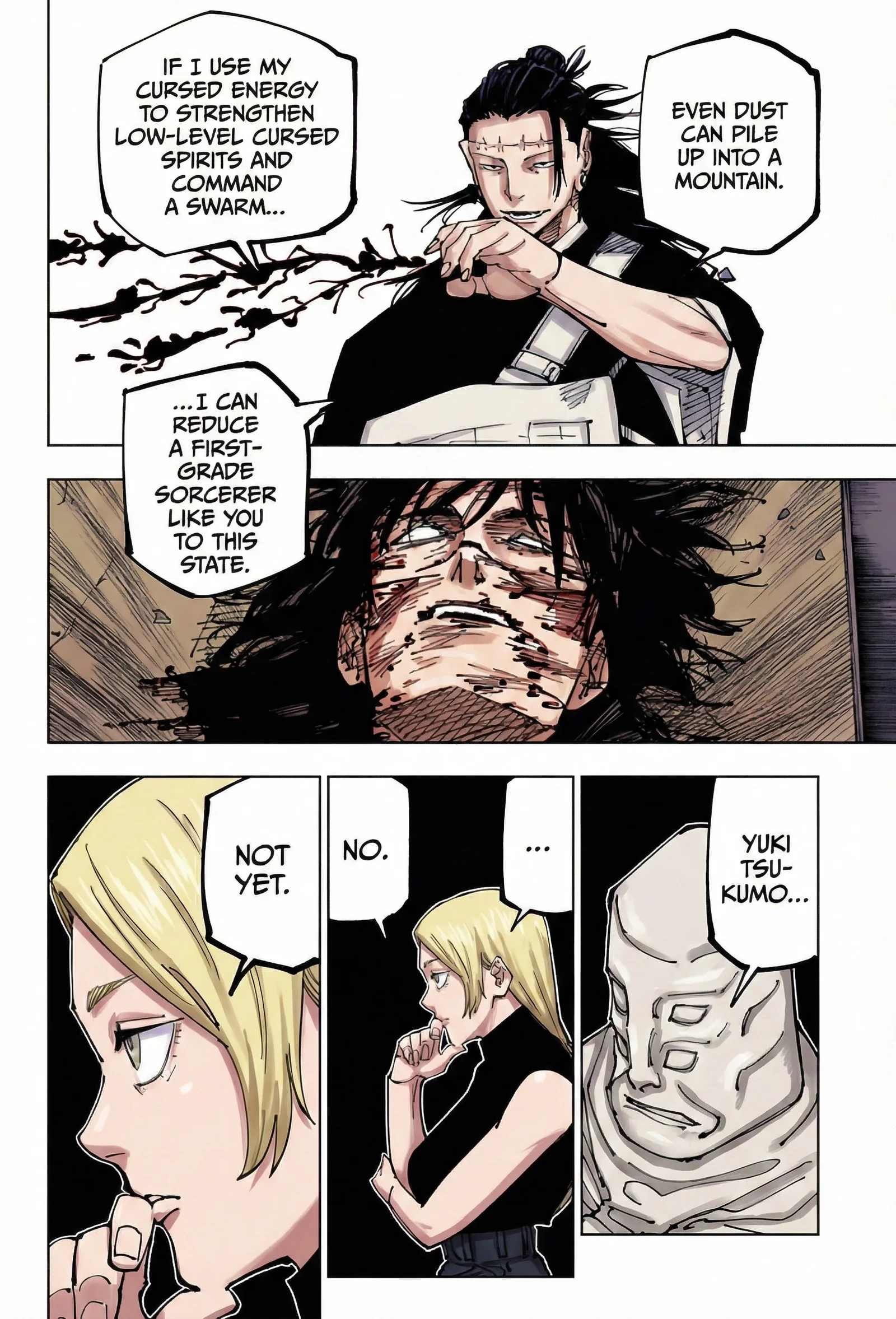 Jujutsu Kaisen Colored Manga JJK — Chapter 203 — Page 17