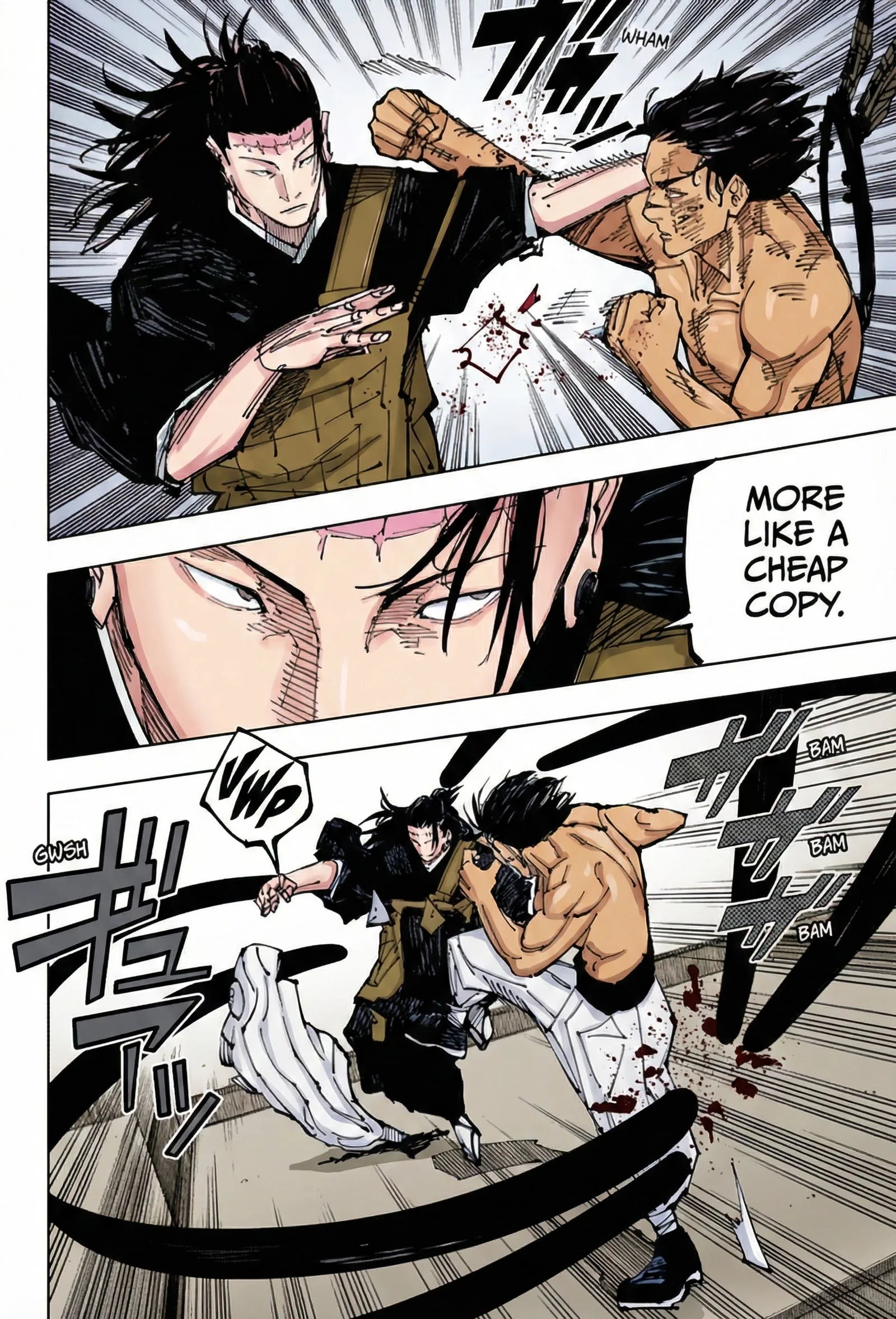 Jujutsu Kaisen Colored Manga JJK — Chapter 204 — Page 7