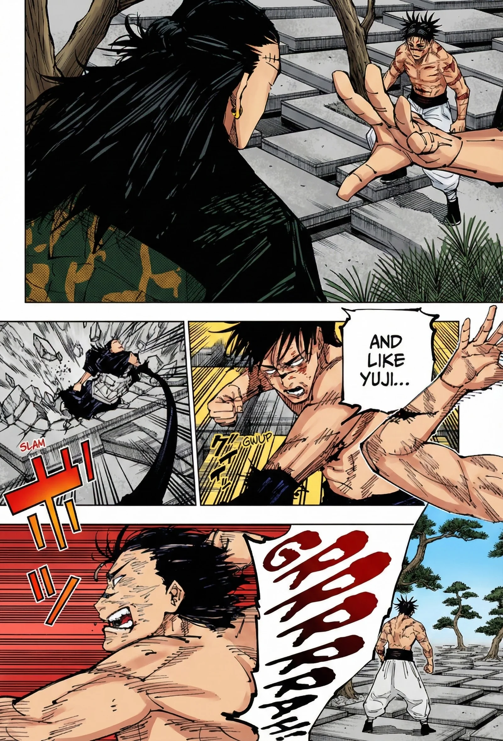 Jujutsu Kaisen Colored Manga JJK — Chapter 204 — Page 13