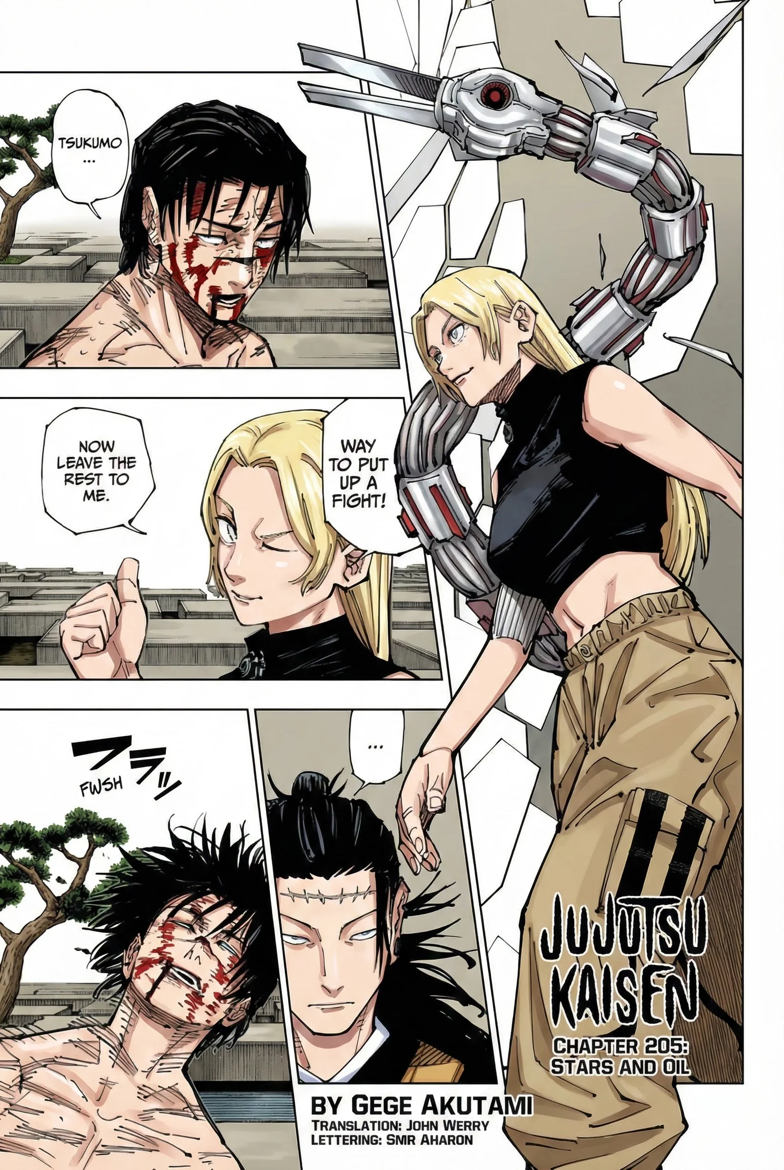Jujutsu Kaisen Colored Manga JJK — Chapter 205 — Page 1