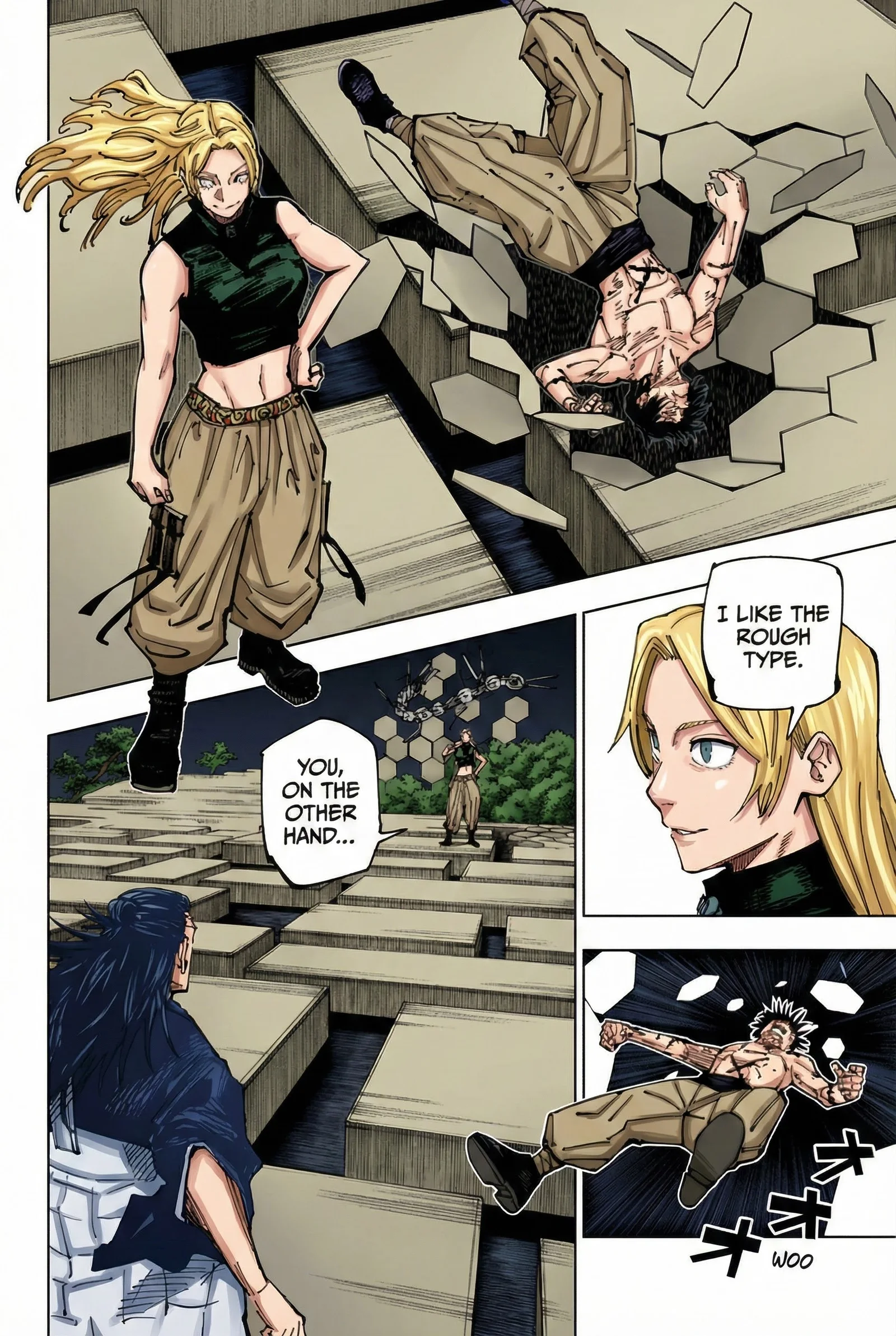 Jujutsu Kaisen Colored Manga JJK — Chapter 205 — Page 2