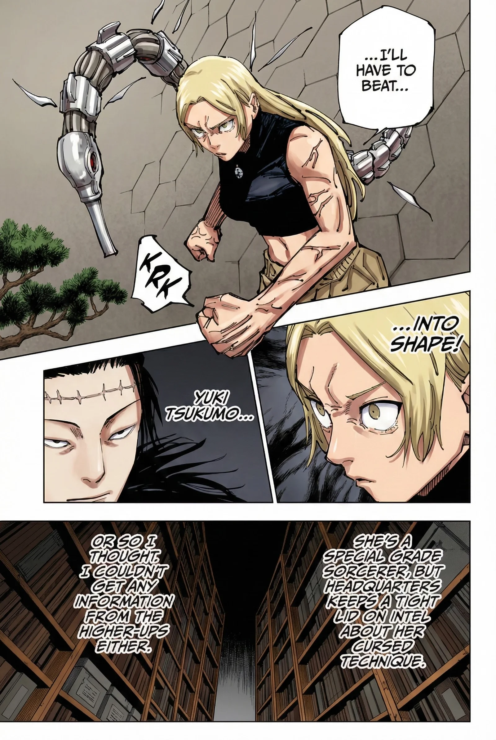 Jujutsu Kaisen Colored Manga JJK — Chapter 205 — Page 3