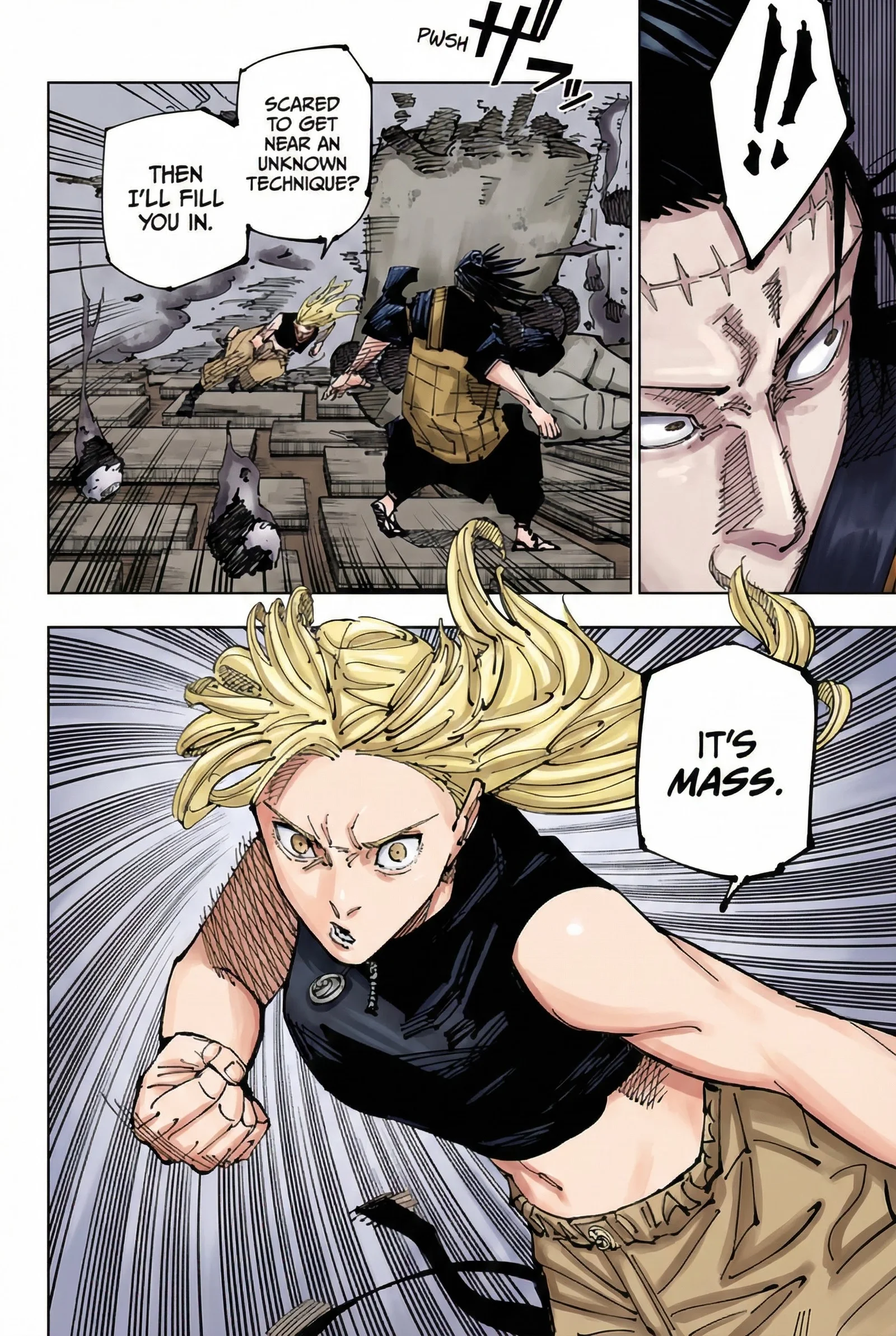 Jujutsu Kaisen Colored Manga JJK — Chapter 205 — Page 9