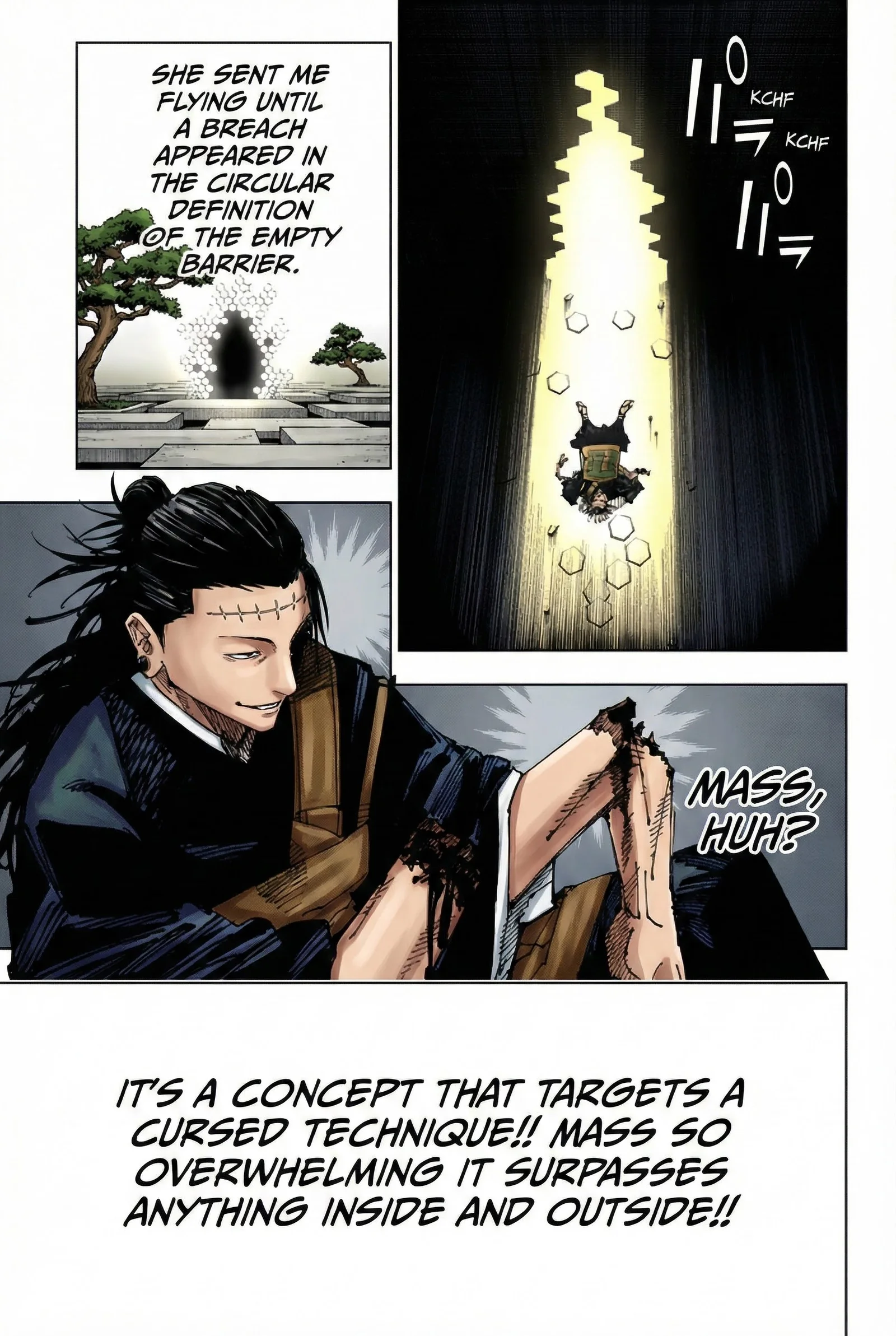 Jujutsu Kaisen Colored Manga JJK — Chapter 205 — Page 12