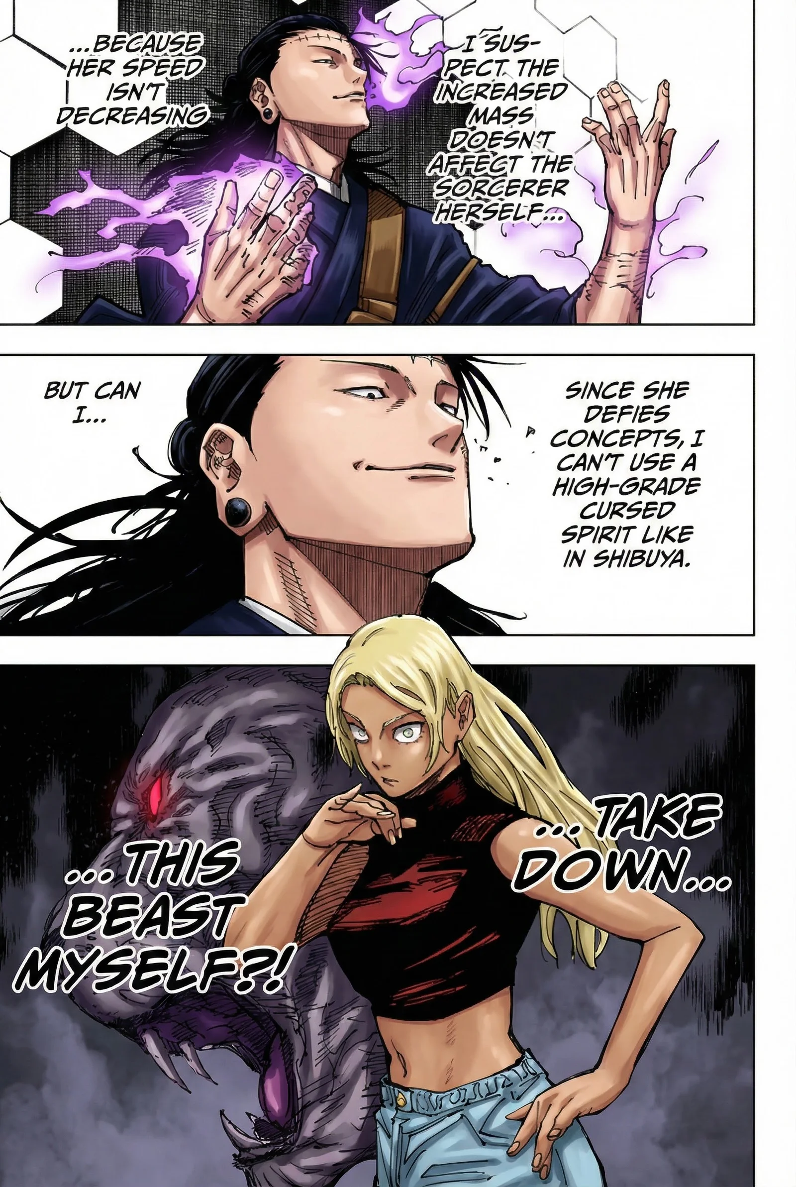 Jujutsu Kaisen Colored Manga JJK — Chapter 205 — Page 14