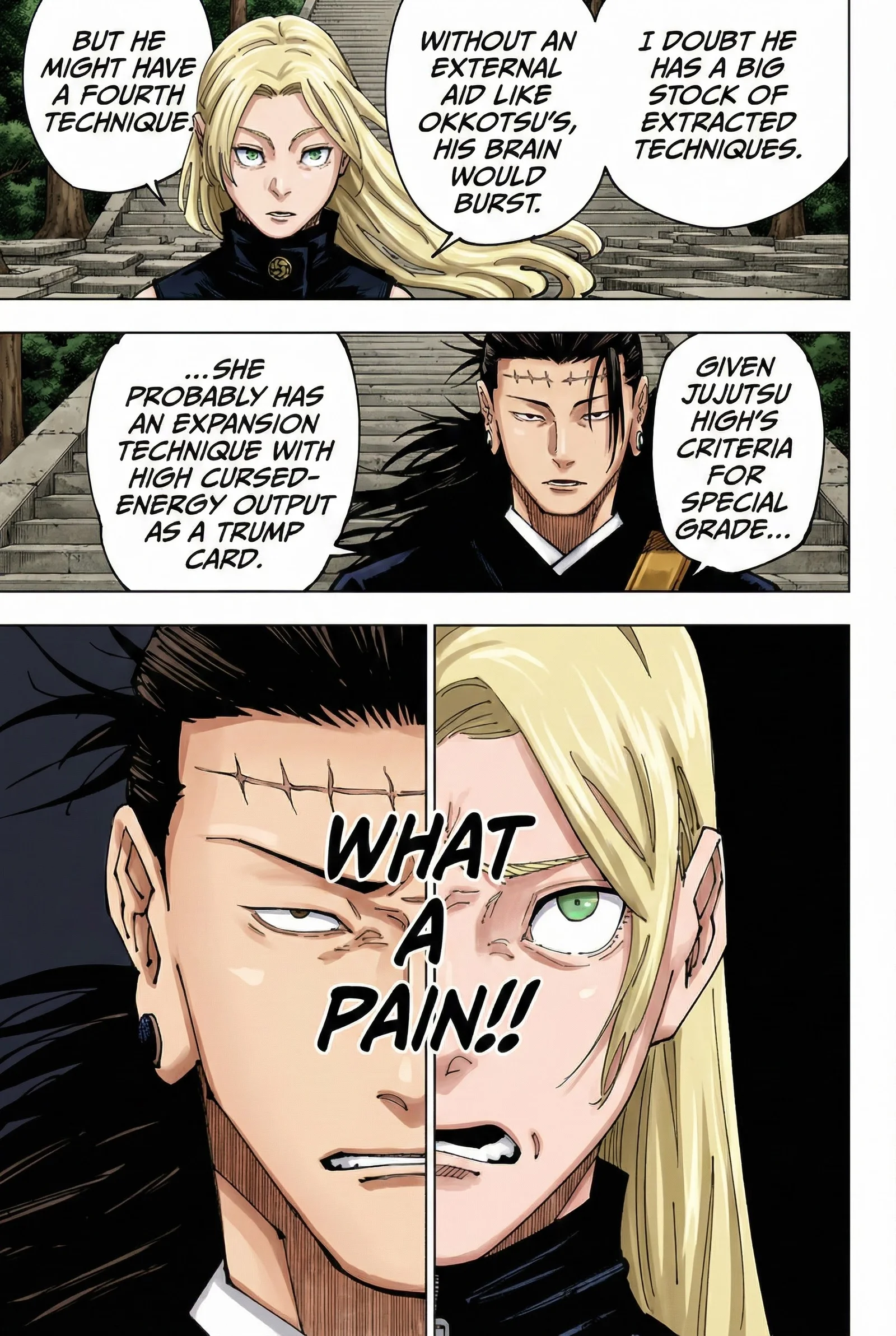 Jujutsu Kaisen Colored Manga JJK — Chapter 205 — Page 16