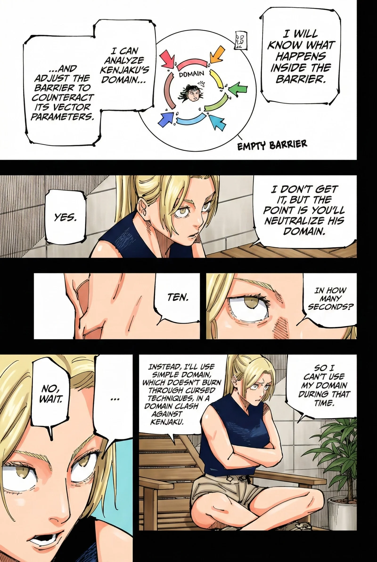 Jujutsu Kaisen Colored Manga JJK — Chapter 206 — Page 3