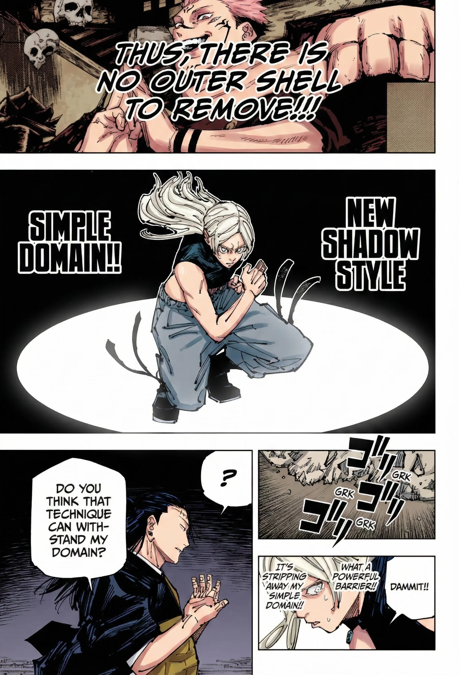 Jujutsu Kaisen Colored Manga JJK — Chapter 206 — Page 7