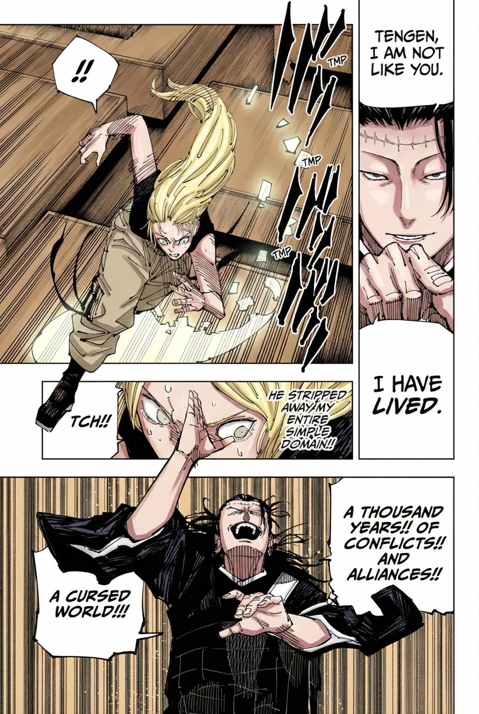 Jujutsu Kaisen Colored Manga JJK — Chapter 206 — Page 9
