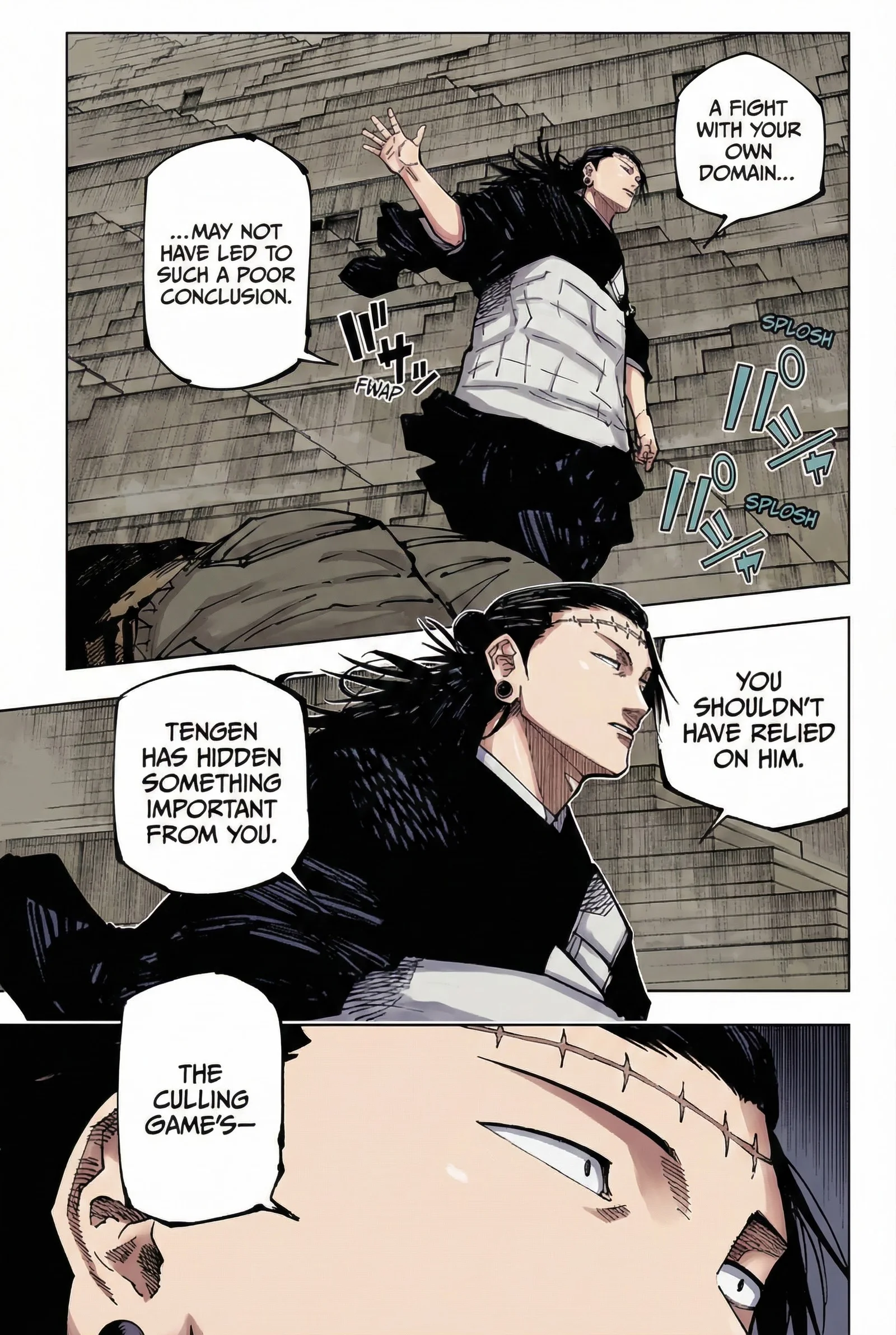 Jujutsu Kaisen Colored Manga JJK — Chapter 206 — Page 12