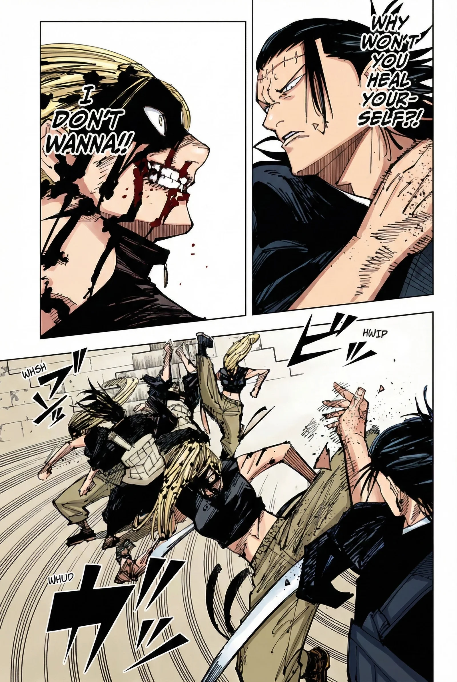 Jujutsu Kaisen Colored Manga JJK — Chapter 206 — Page 16
