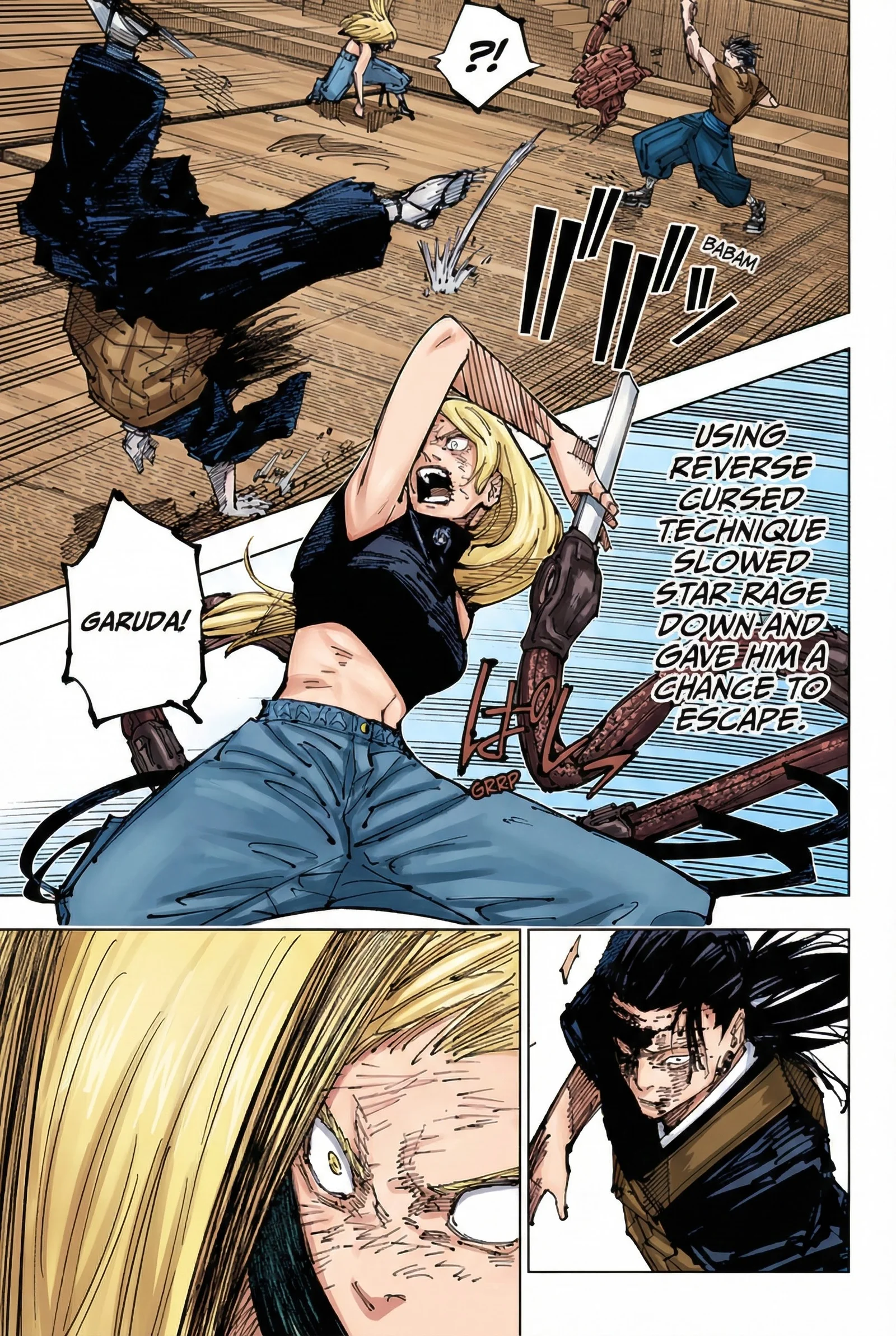 Jujutsu Kaisen Colored Manga JJK — Chapter 207 — Page 9