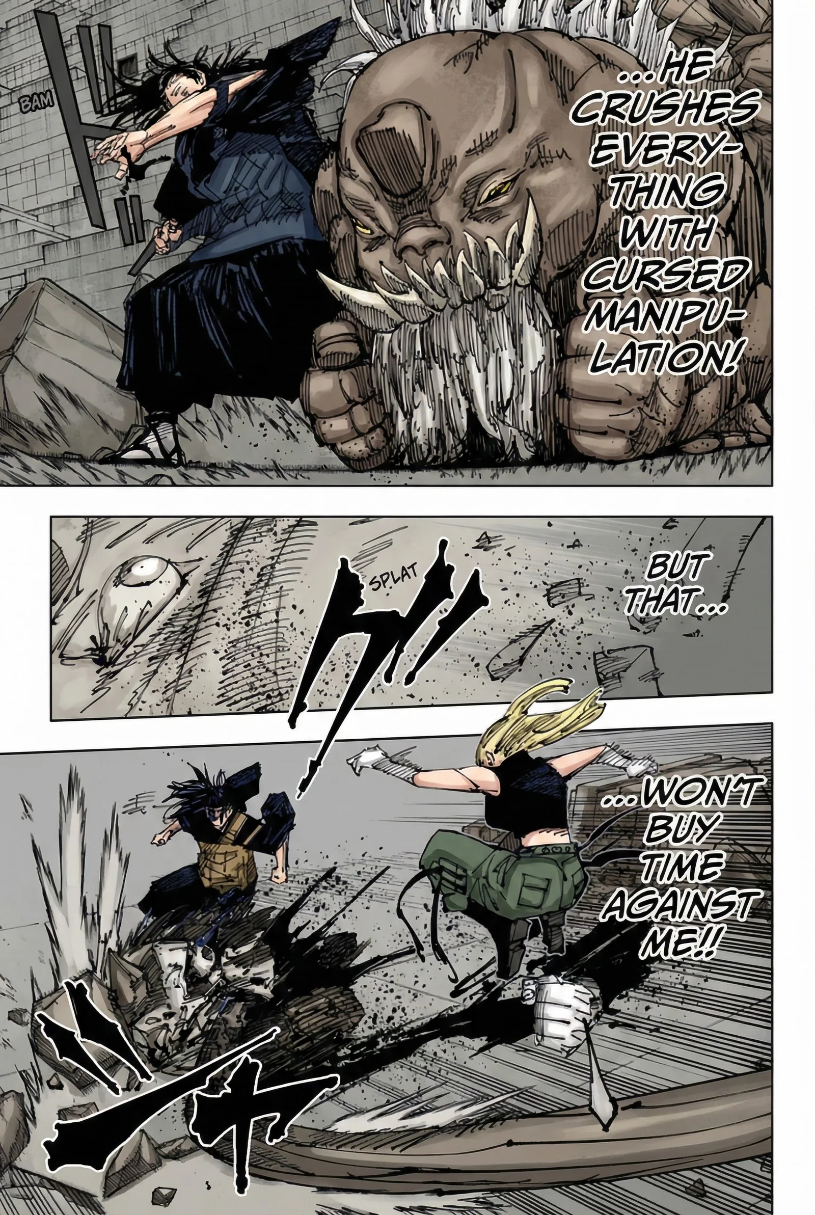 Jujutsu Kaisen Colored Manga JJK — Chapter 207 — Page 12