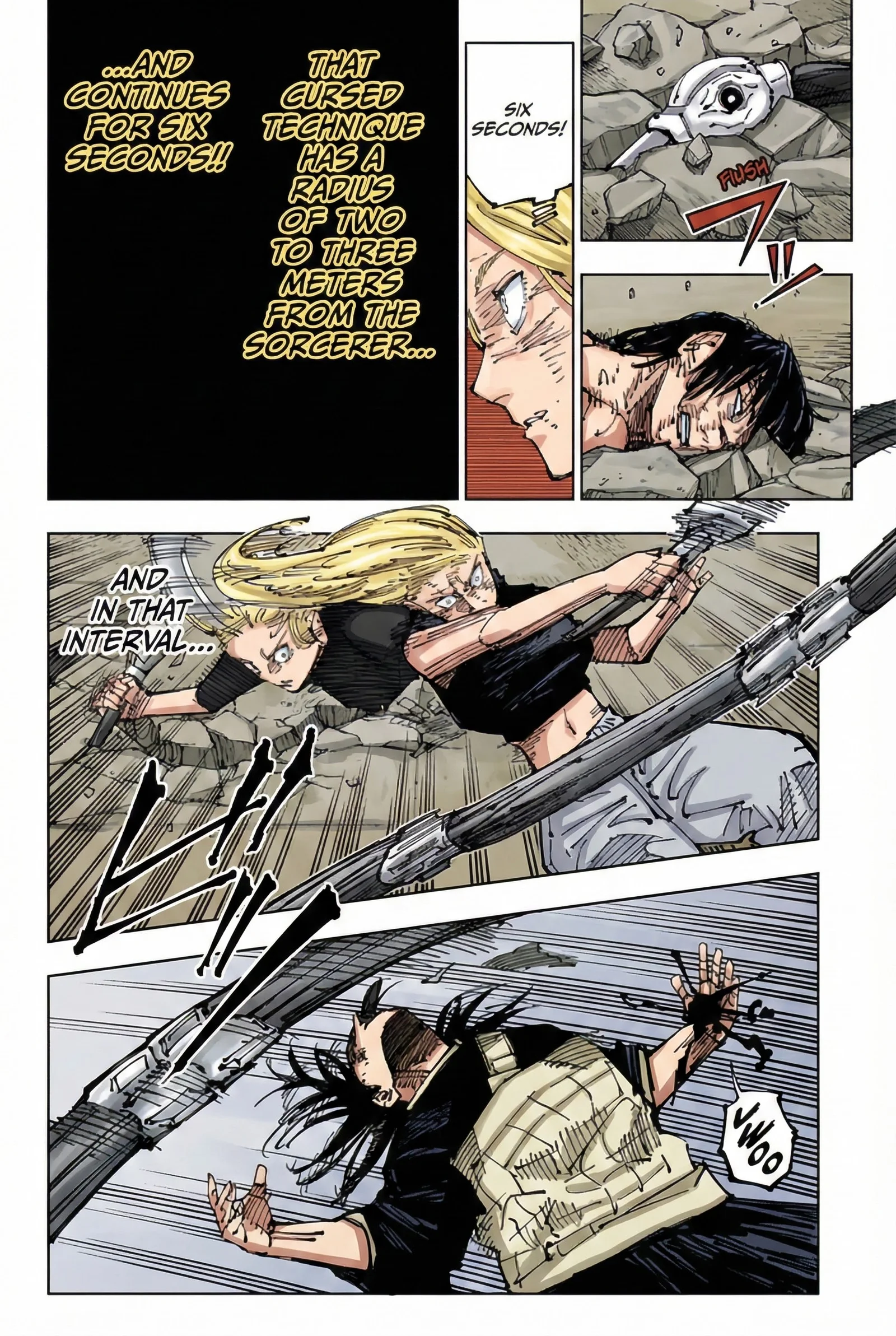 Jujutsu Kaisen Colored Manga JJK — Chapter 207 — Page 15