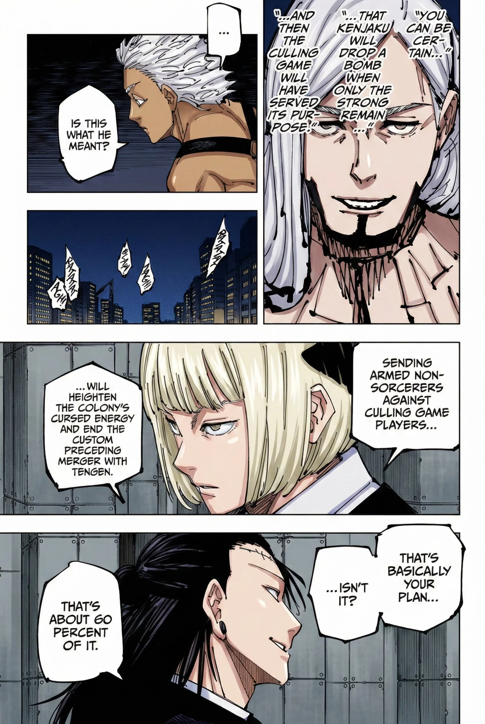 Jujutsu Kaisen Colored Manga JJK — Chapter 209 — Page 11