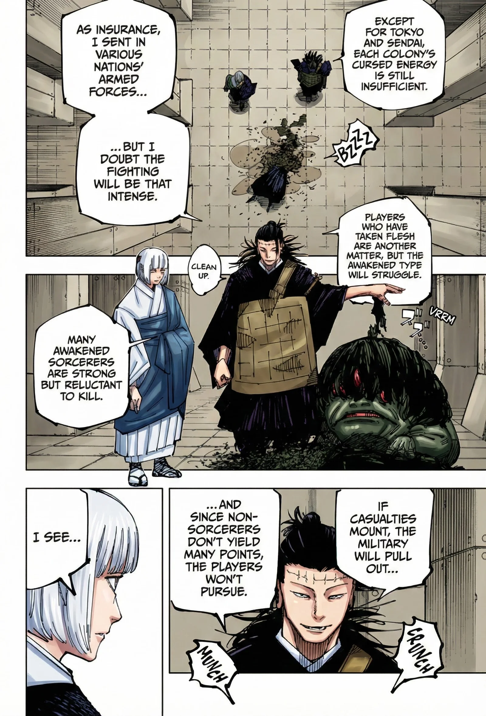 Jujutsu Kaisen Colored Manga JJK — Chapter 209 — Page 12
