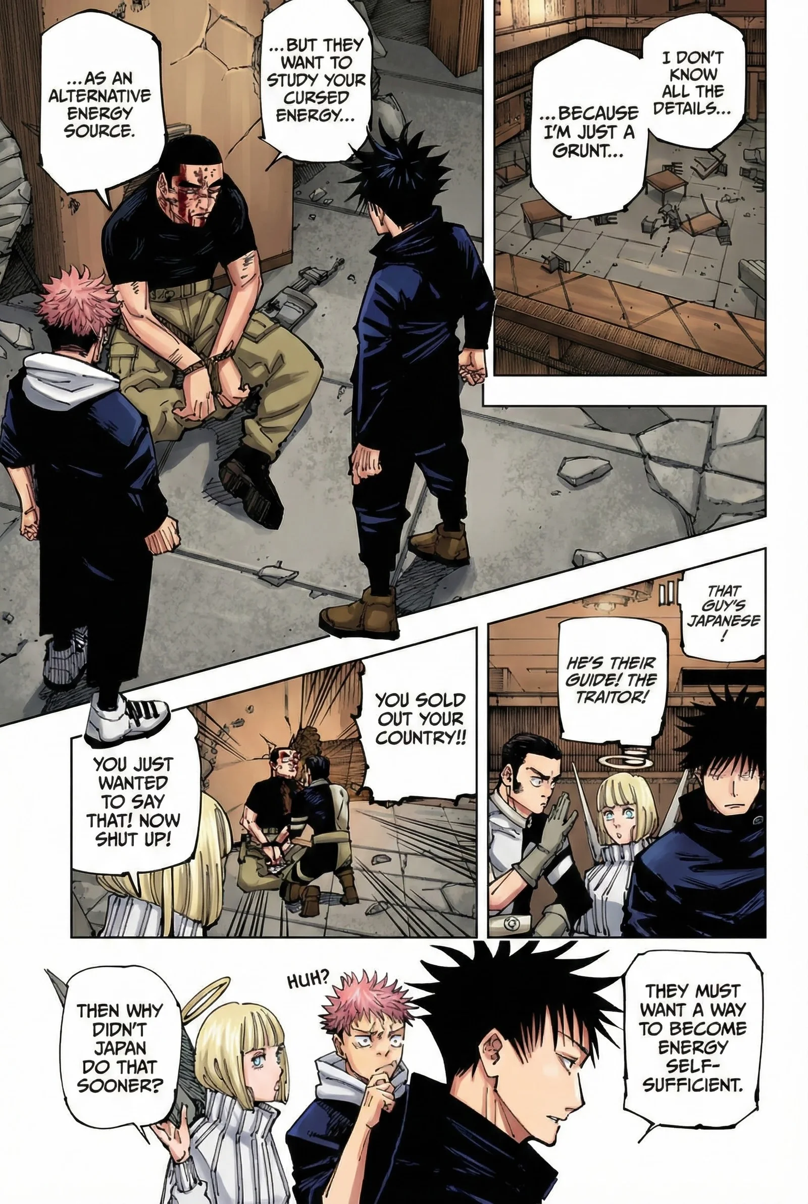 Jujutsu Kaisen Colored Manga JJK — Chapter 210 — Page 3
