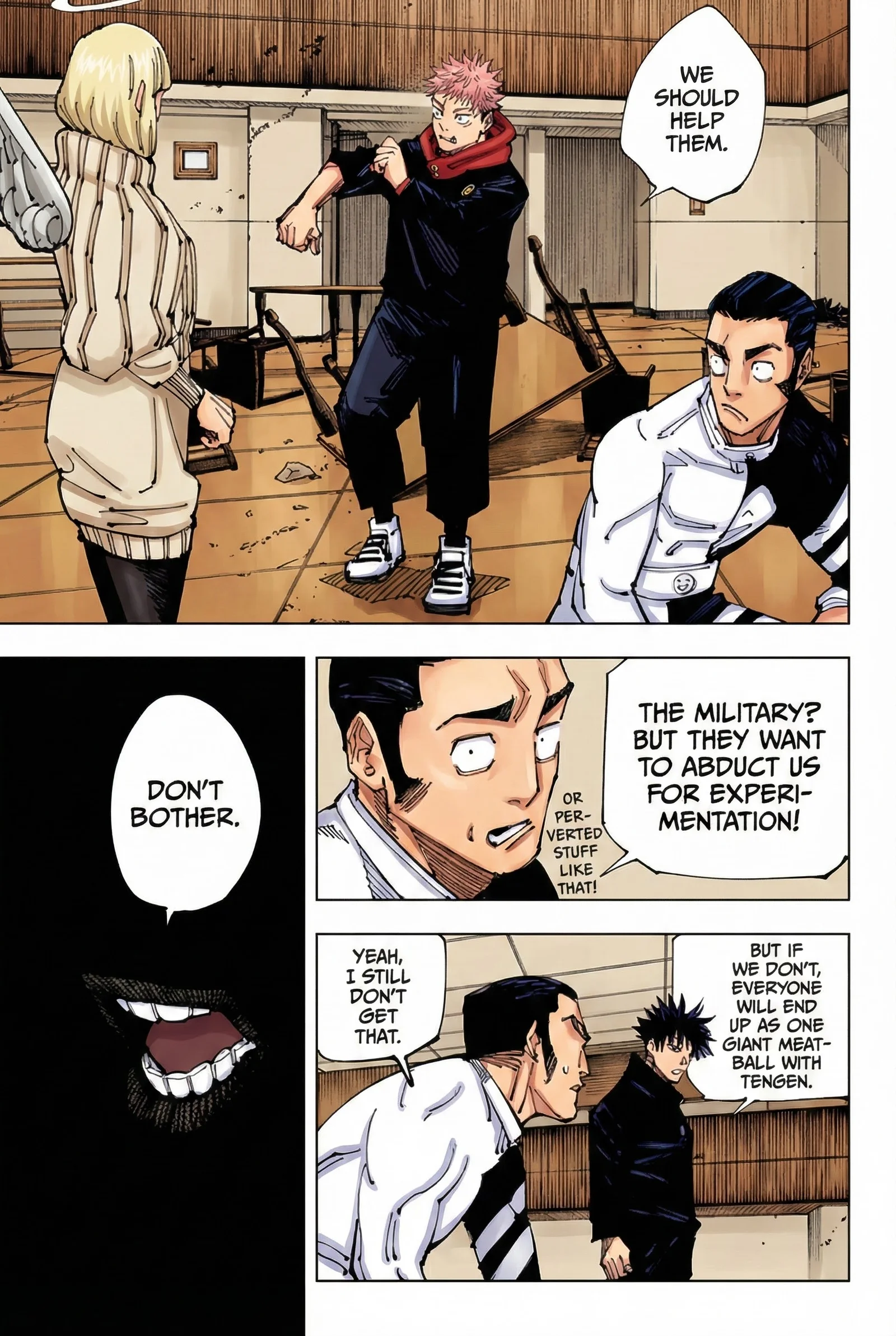 Jujutsu Kaisen Colored Manga JJK — Chapter 210 — Page 5