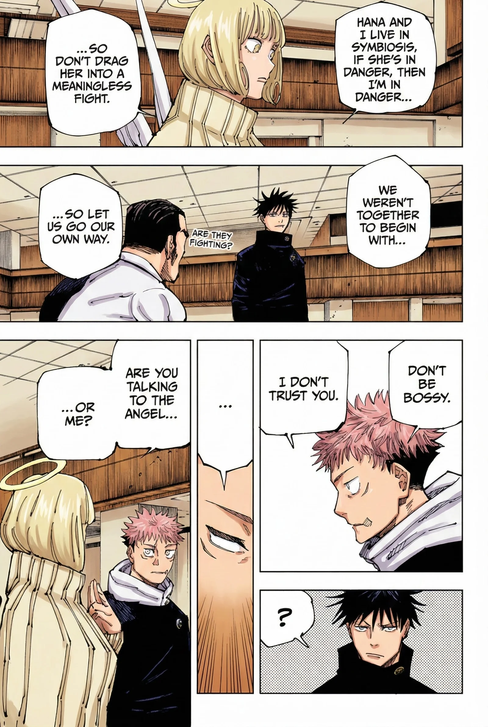 Jujutsu Kaisen Colored Manga JJK — Chapter 210 — Page 7