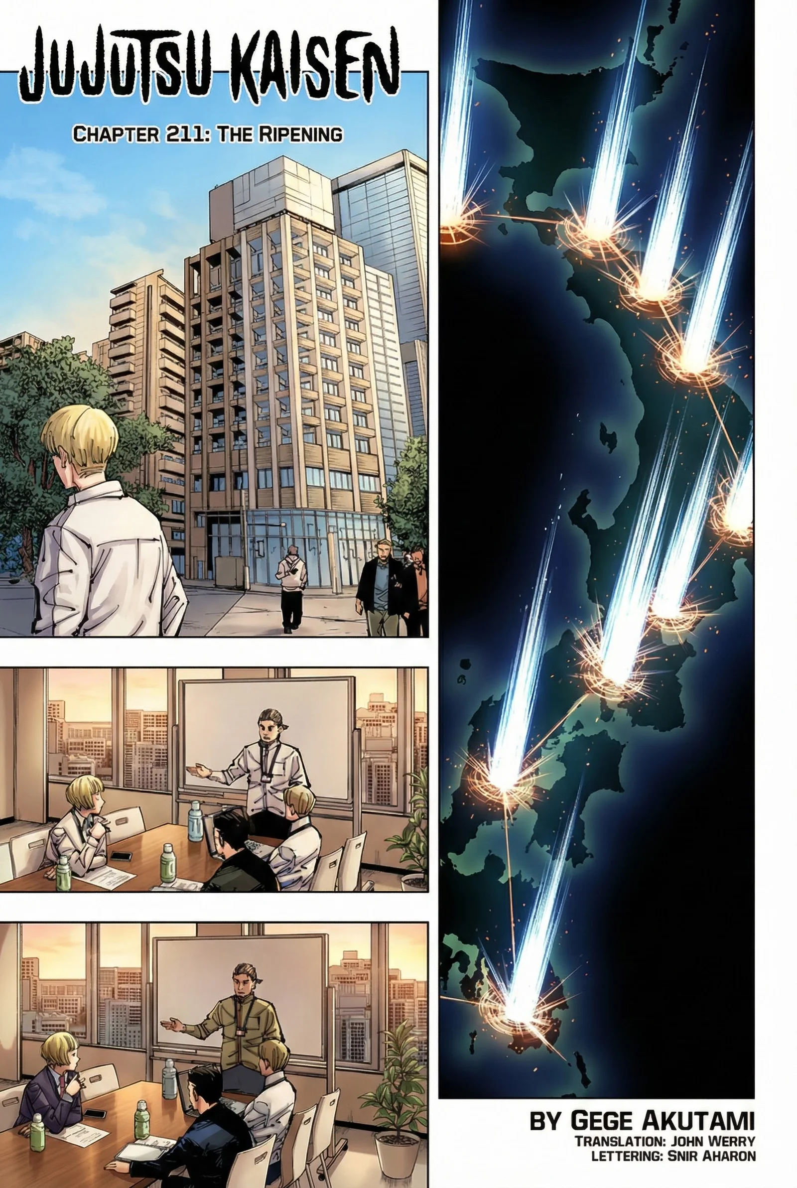 Jujutsu Kaisen Colored Manga JJK — Chapter 211 — Page 1