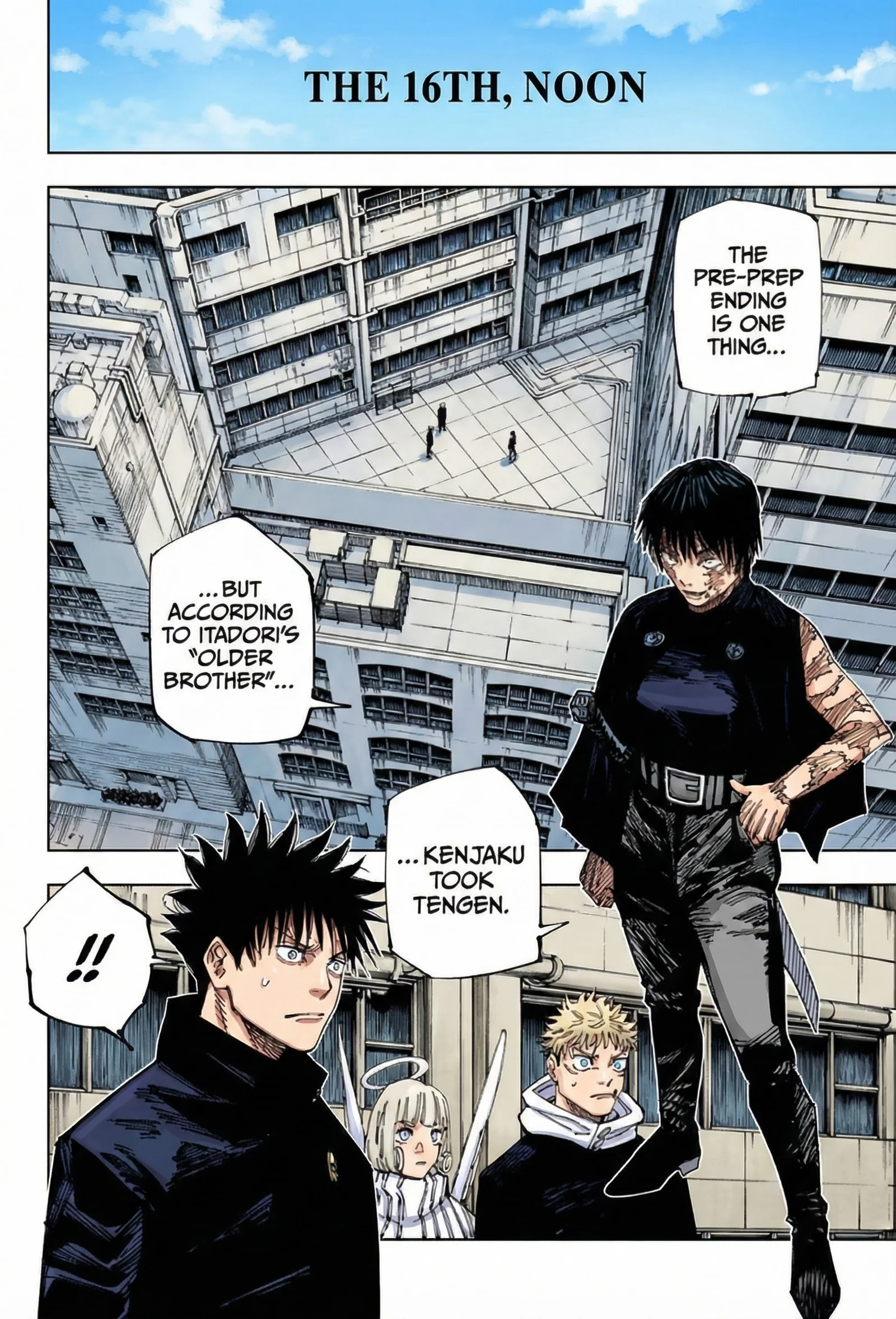 Jujutsu Kaisen Colored Manga JJK — Chapter 211 — Page 4