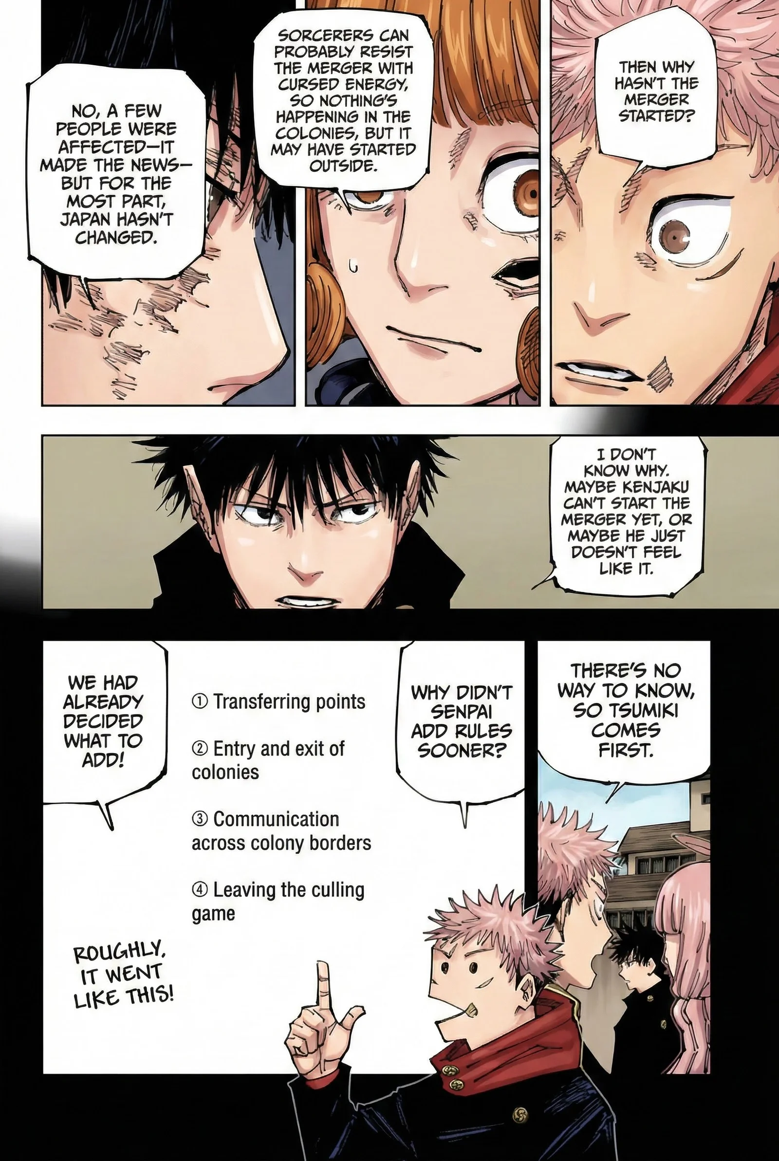 Jujutsu Kaisen Colored Manga JJK — Chapter 211 — Page 6