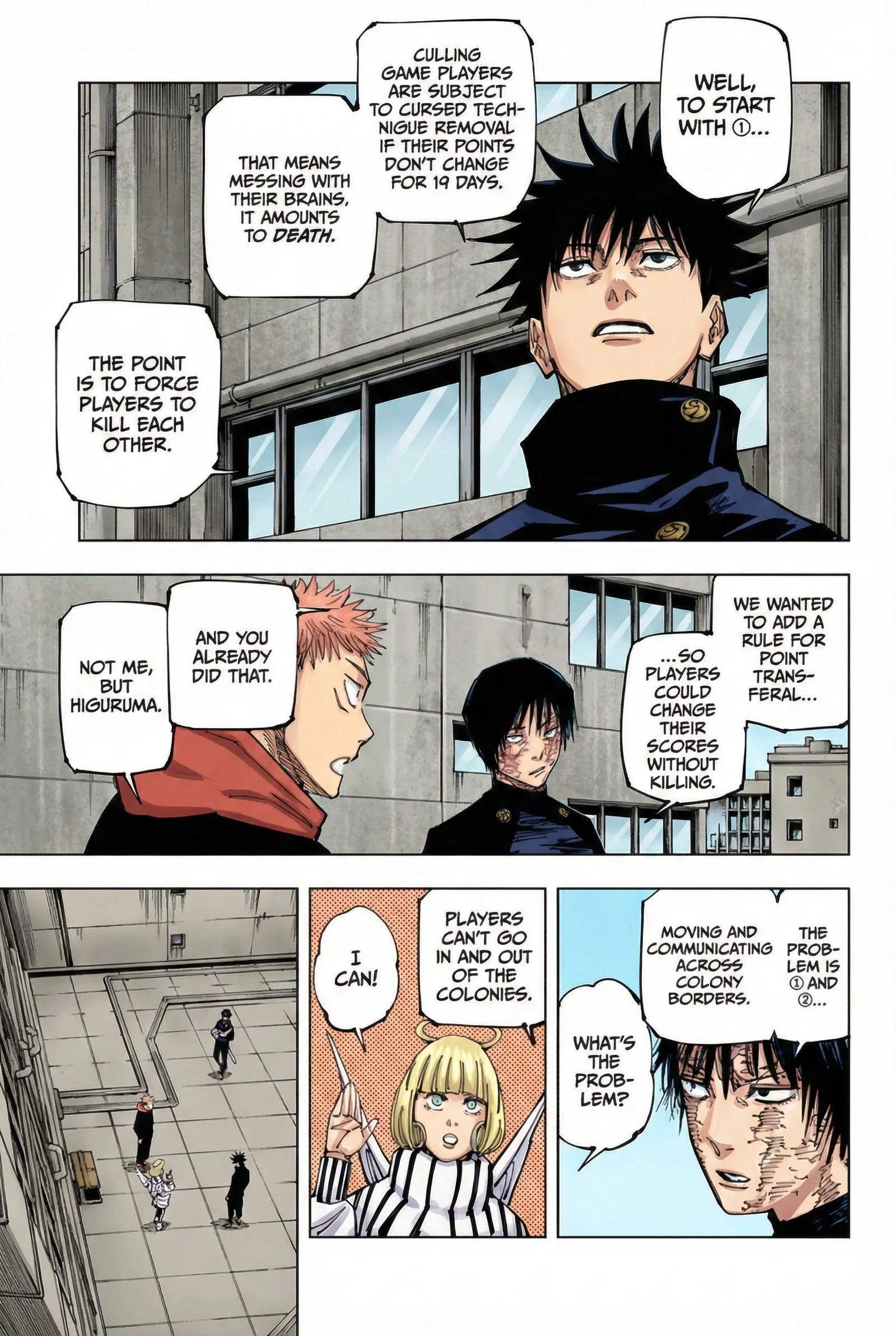 Jujutsu Kaisen Colored Manga JJK — Chapter 211 — Page 7