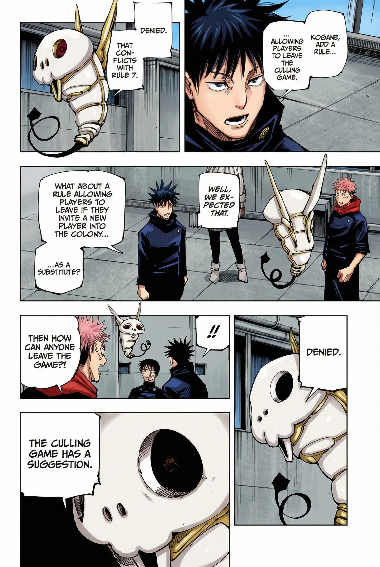 Jujutsu Kaisen Colored Manga JJK — Chapter 211 — Page 10