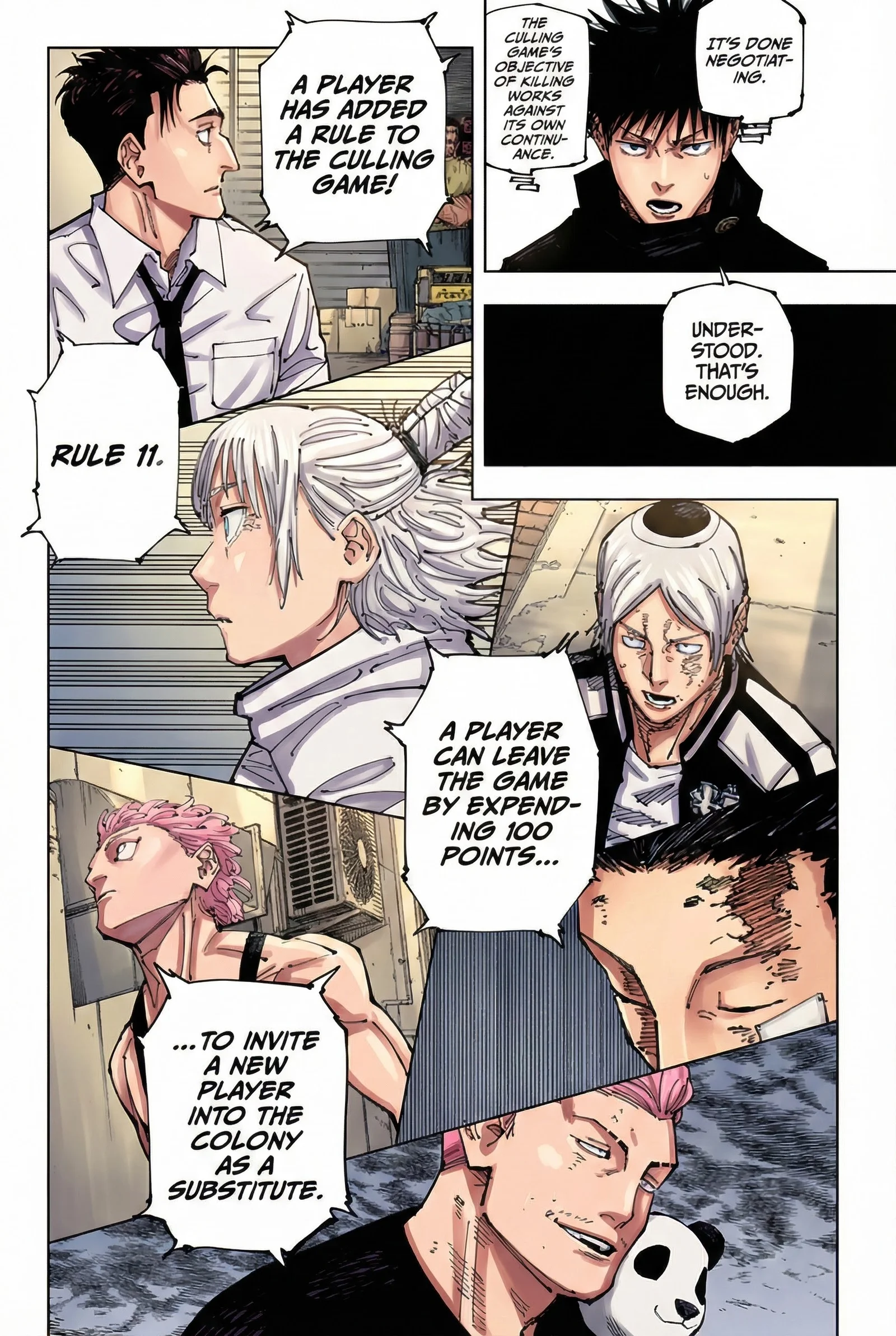 Jujutsu Kaisen Colored Manga JJK — Chapter 211 — Page 12