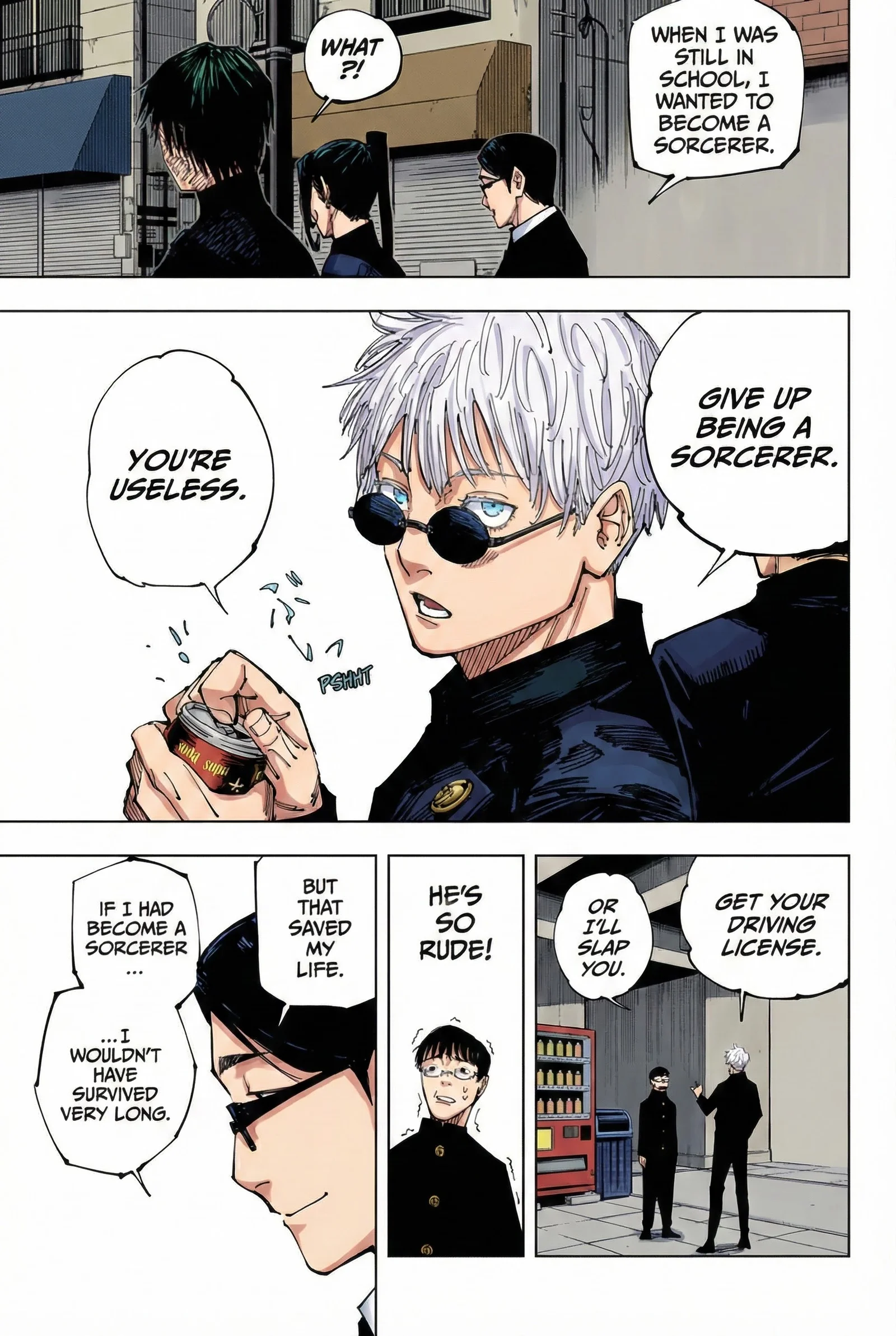 Jujutsu Kaisen Colored Manga JJK — Chapter 211 — Page 15
