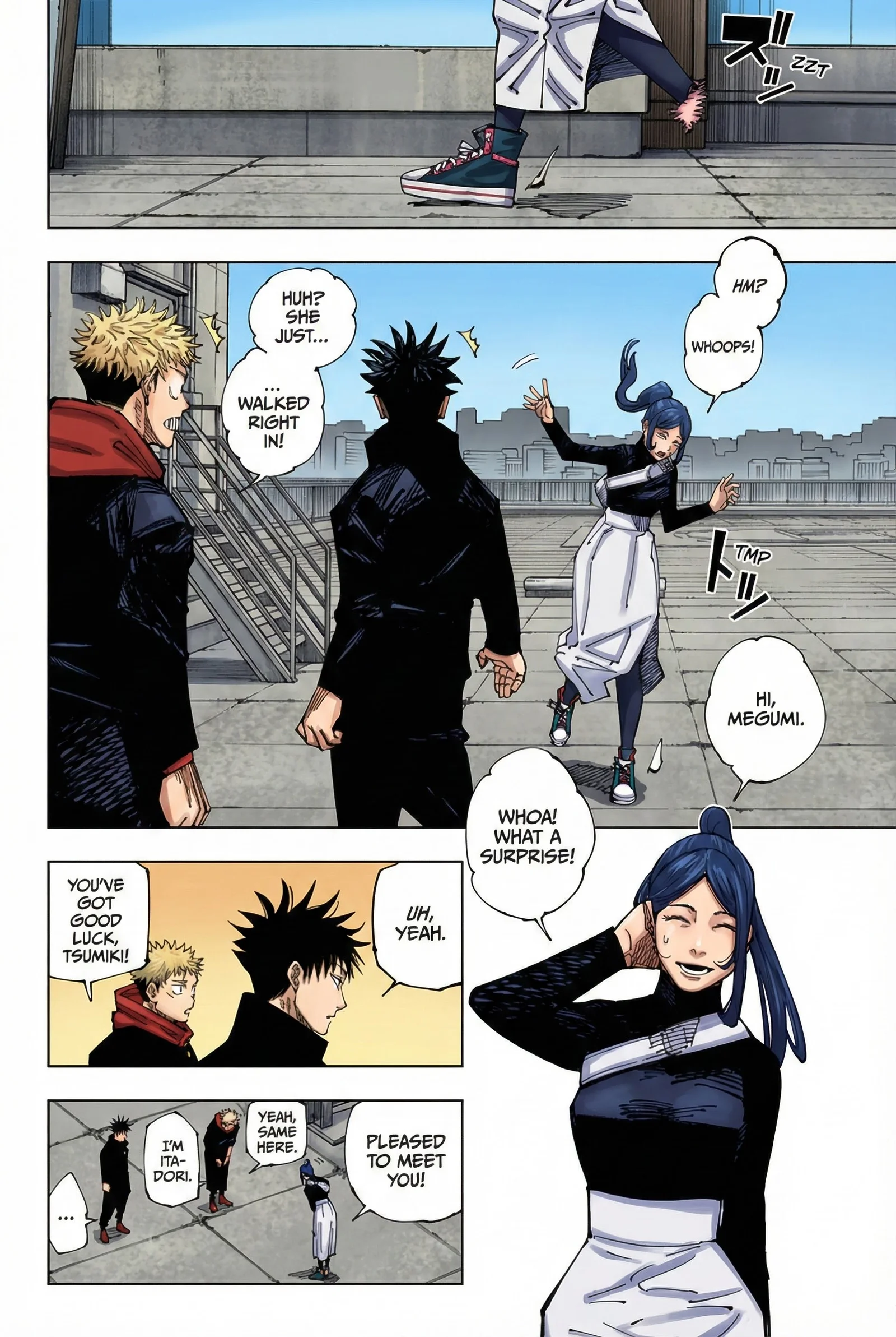 Jujutsu Kaisen Colored Manga JJK — Chapter 211 — Page 16