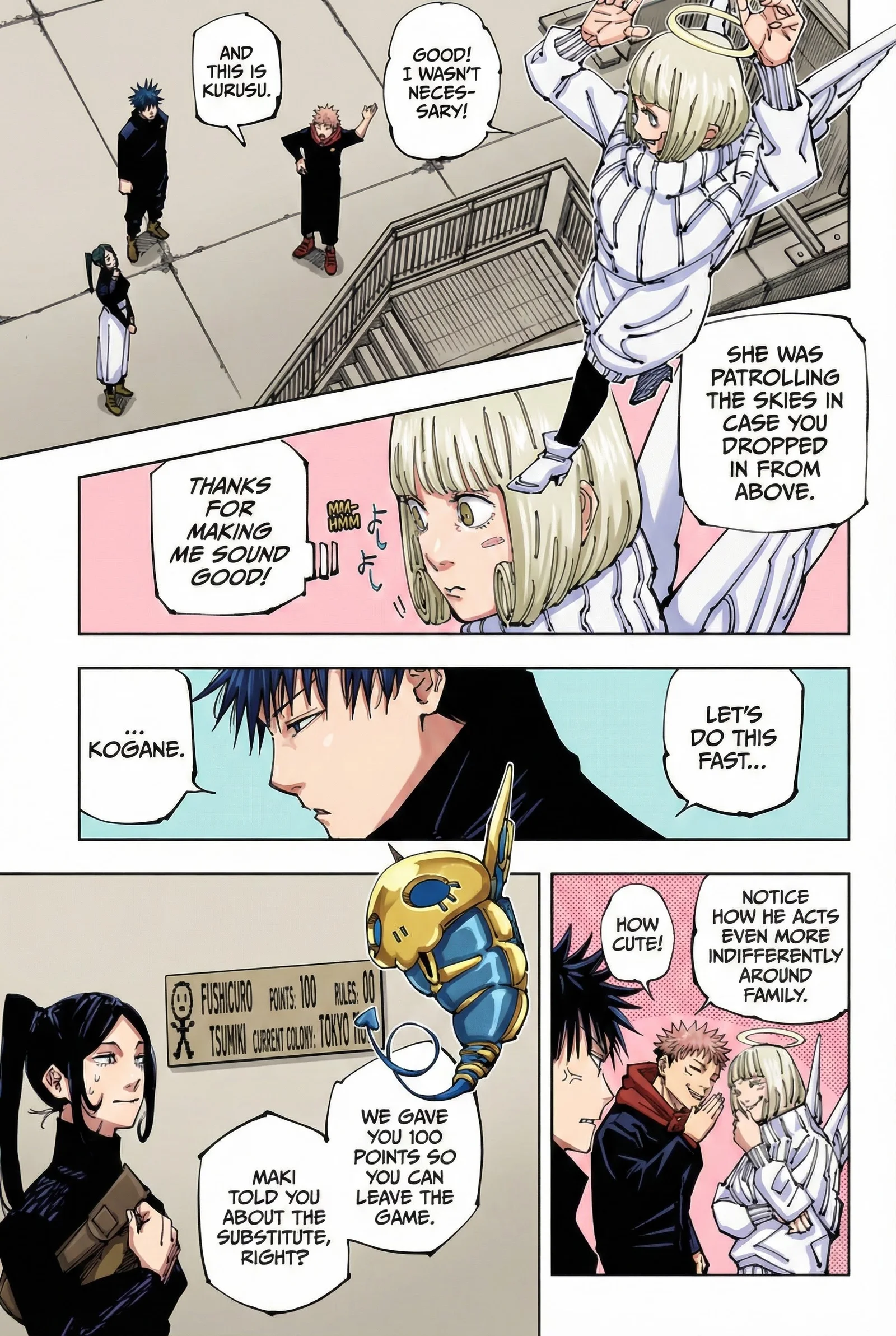 Jujutsu Kaisen Colored Manga JJK — Chapter 211 — Page 17