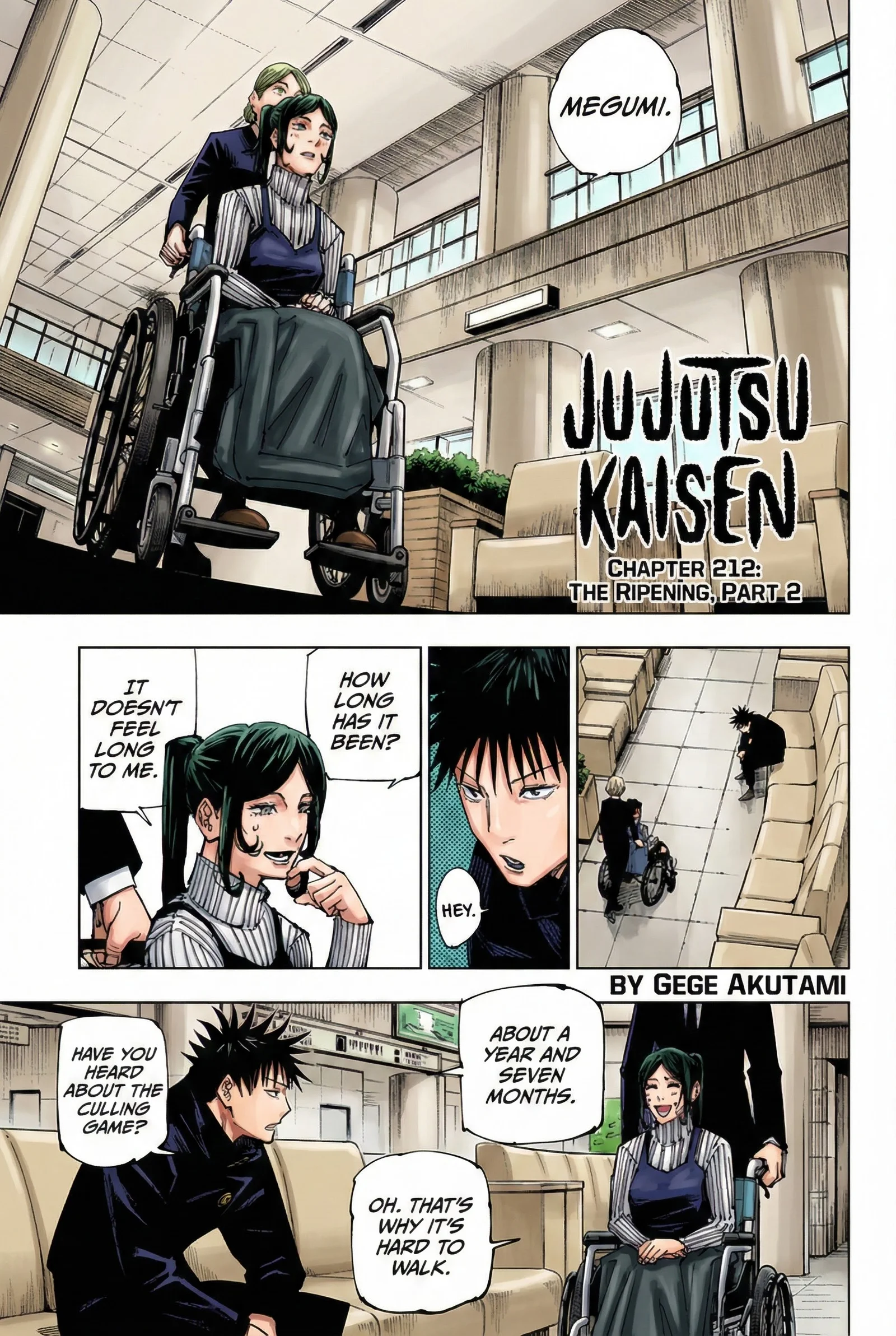 Jujutsu Kaisen Colored Manga JJK — Chapter 212 — Page 1