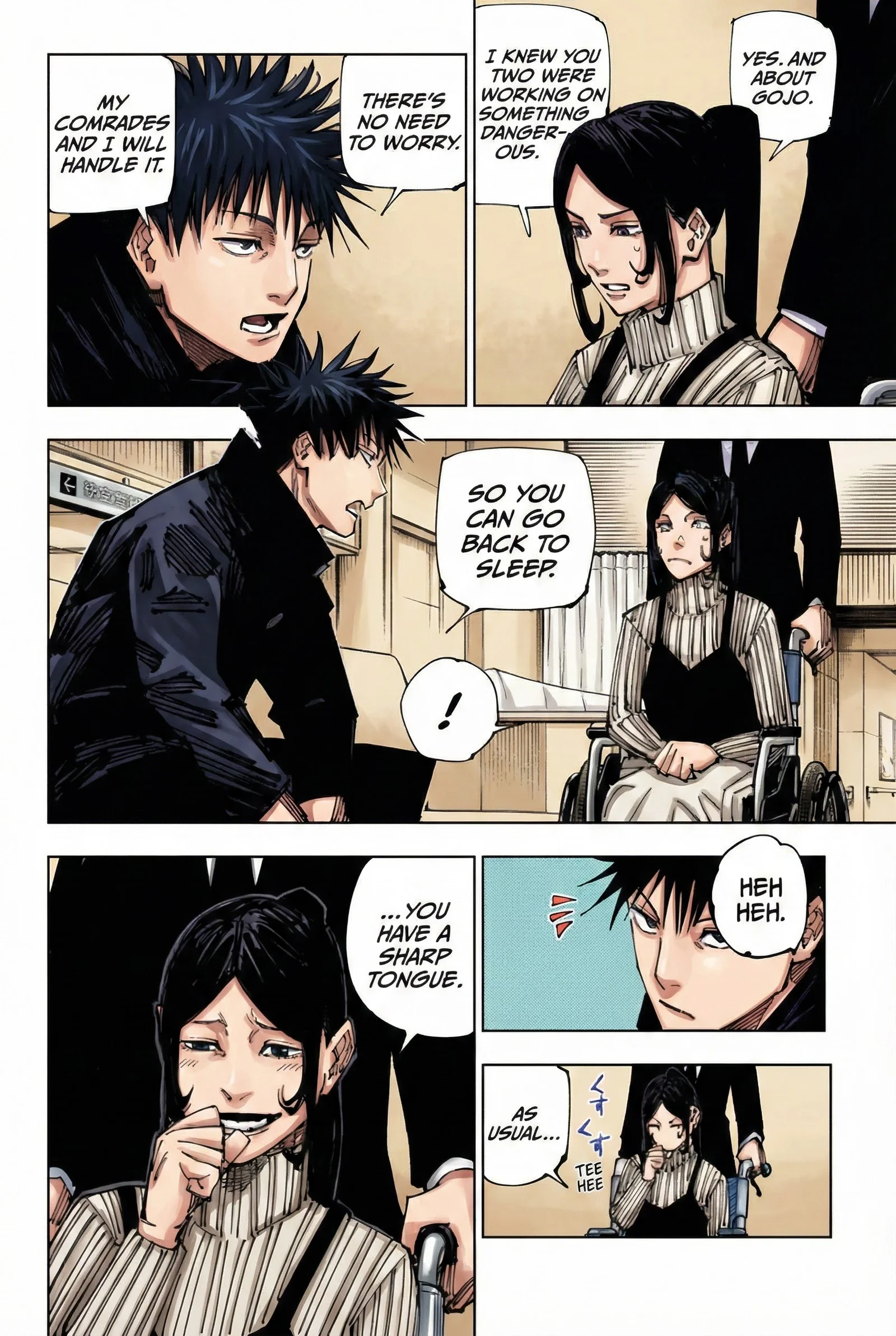 Jujutsu Kaisen Colored Manga JJK — Chapter 212 — Page 2