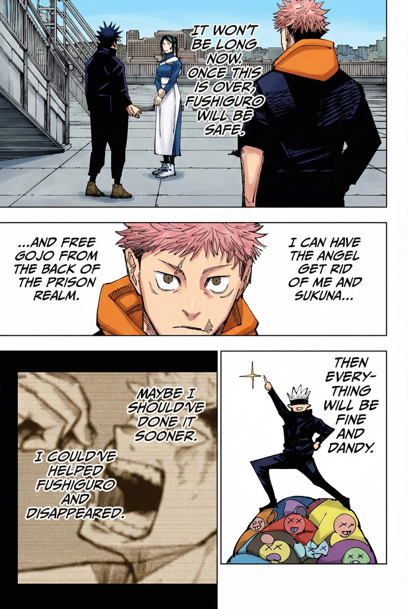 Jujutsu Kaisen Colored Manga JJK — Chapter 212 — Page 3