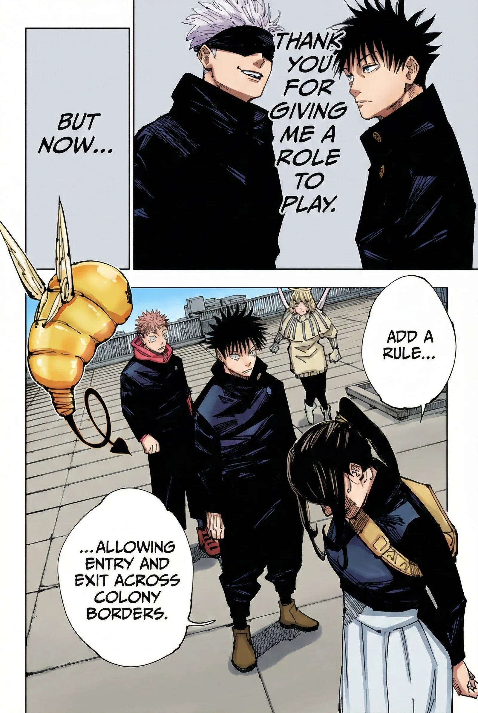 Jujutsu Kaisen Colored Manga JJK — Chapter 212 — Page 4